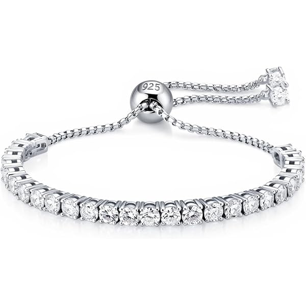 Amazon.com: PANDORA Sparkling Slider Tennis Bracelet - Features
