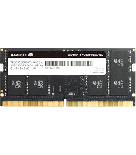 HP 32GB DDR5 5600MHz SODIMM Memory - for Desktop PC, Notebook