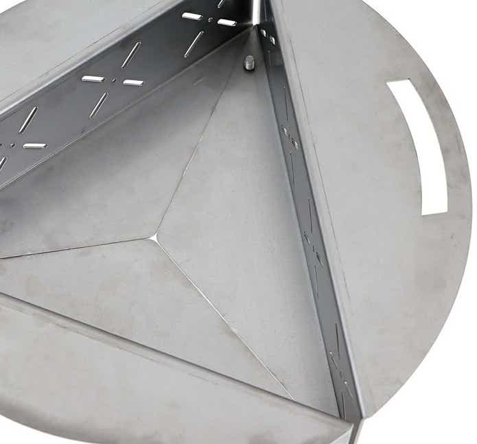 とろ火調理もできる新発想の焚き火台！新進ブランドReKNOTから「炎卓