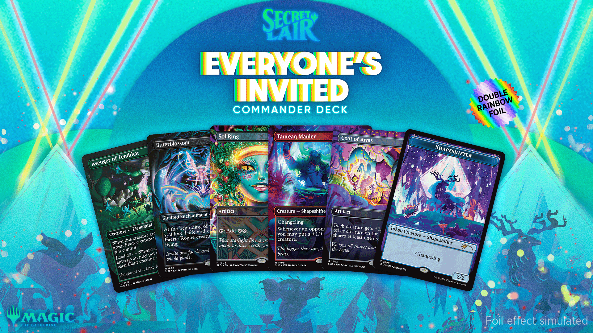 Secret Lair: Everyone's Invited! Commander Decklist