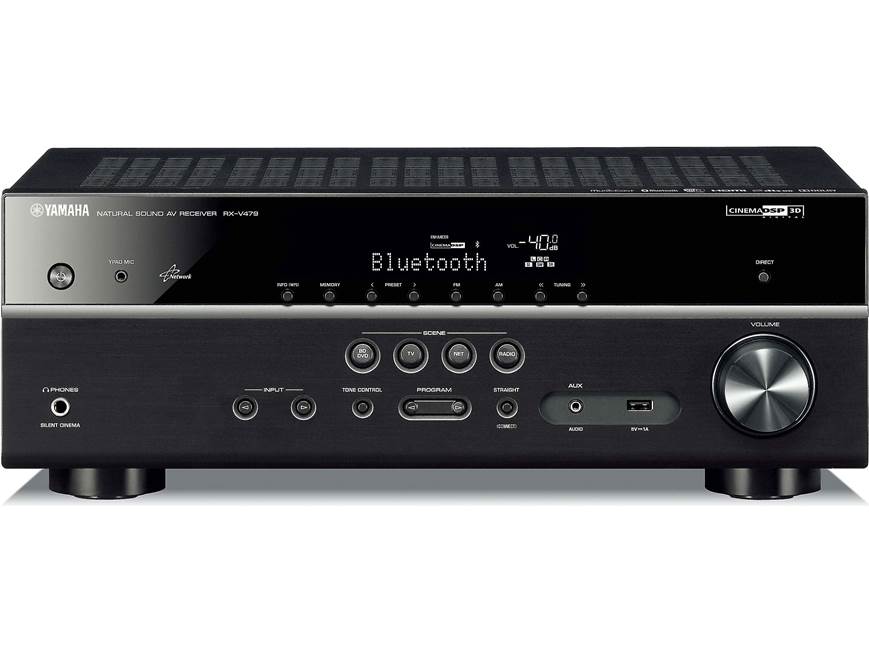 Yamaha RX-V479 5.1-channel home theater receiver with Wi-Fi