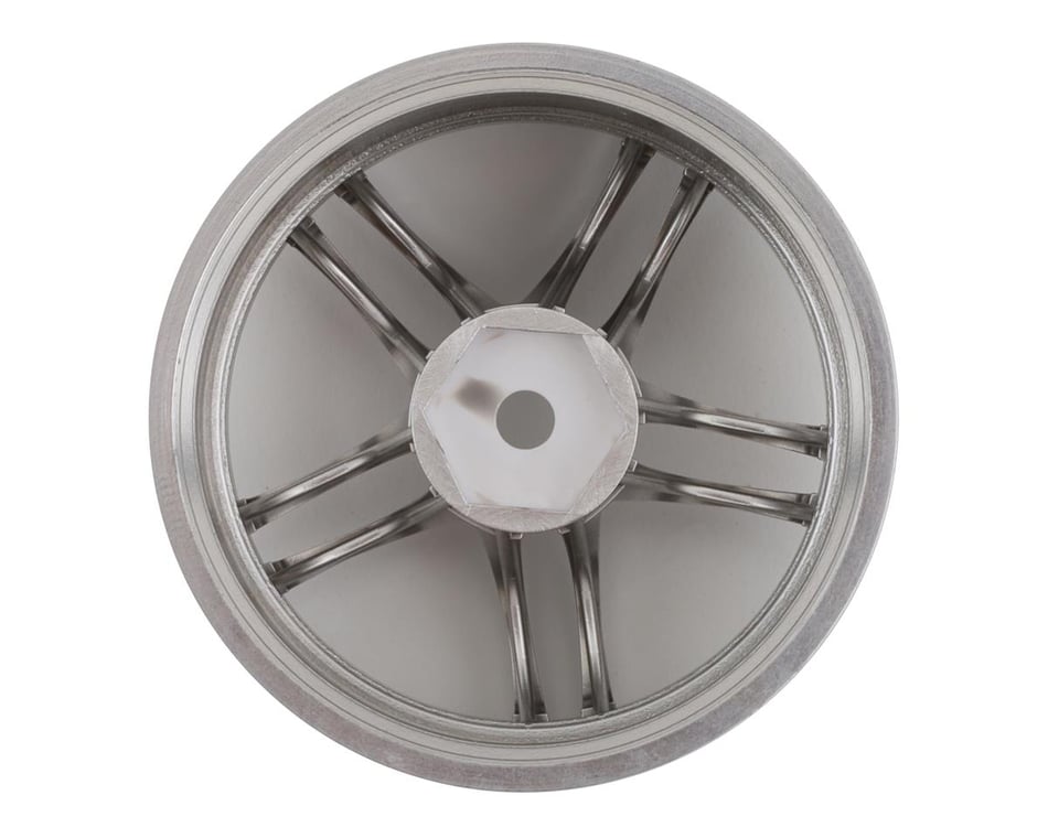Mikuni AVS Model T5 5-Split Spoke Drift Wheels (Matte Silver) (2
