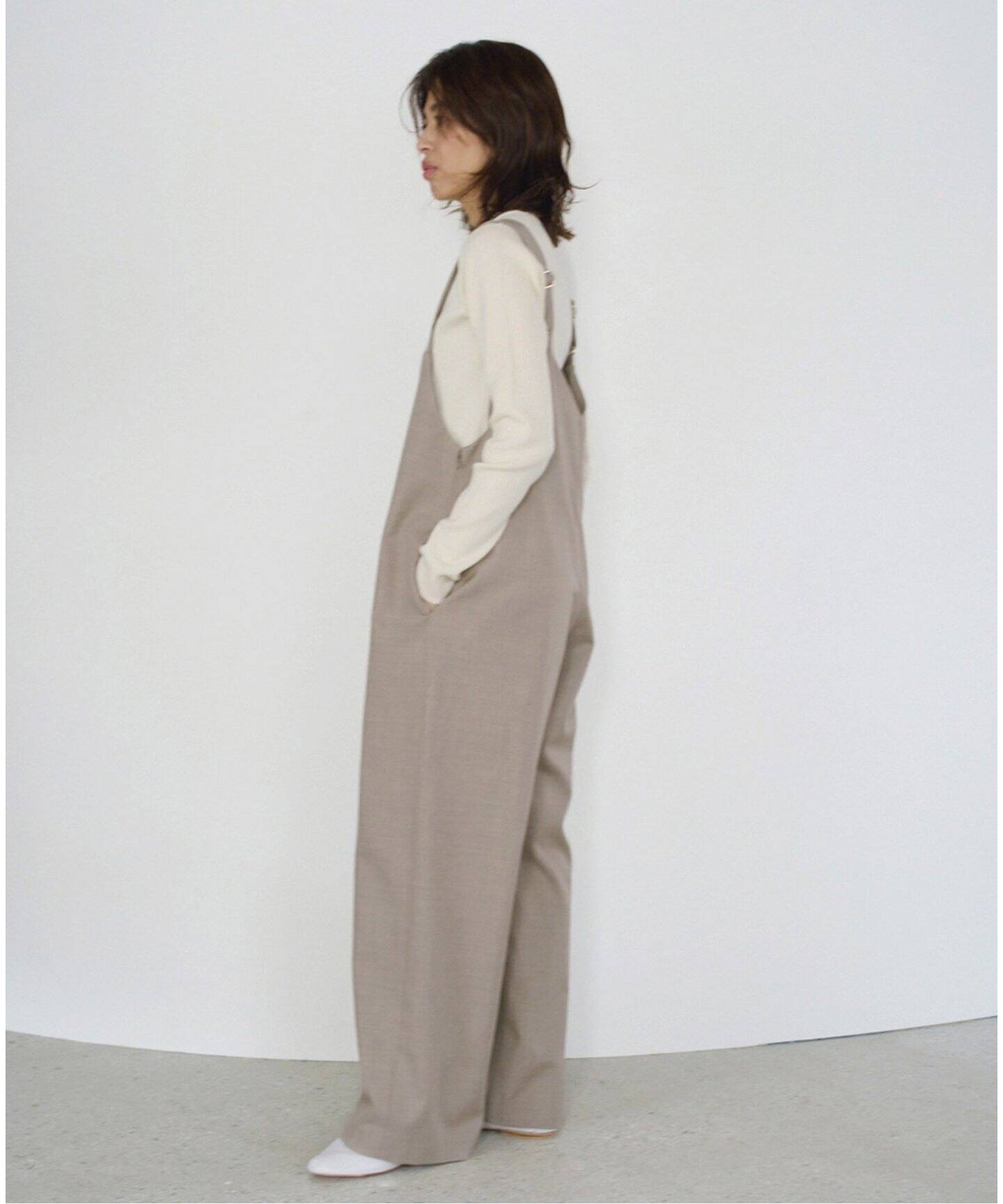 Sn.ウール サロペット（サロペット／オーバーオール）｜IENA（イエナ