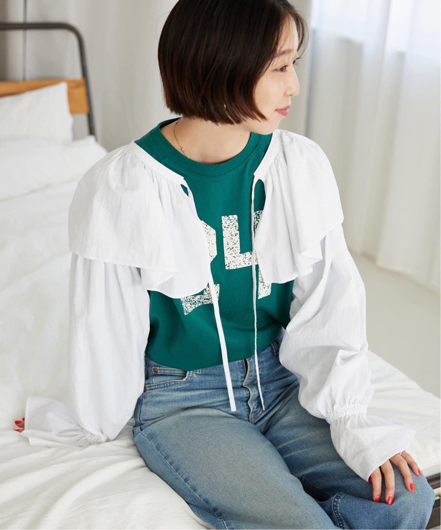 papier/パピエ SLOBE別注 Holder blouse（シャツ／ブラウス）｜SLOBE