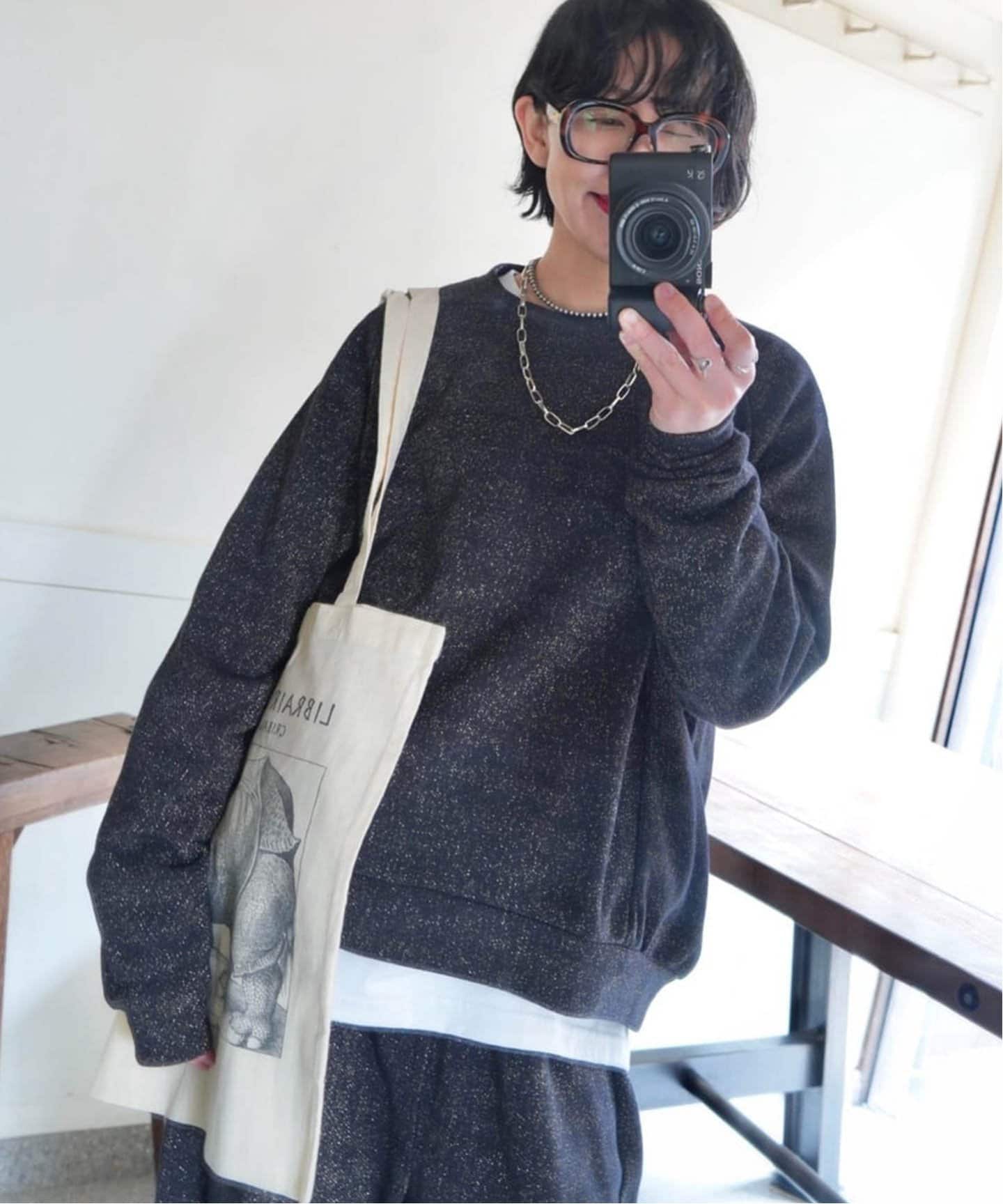 ラメテリー スウェット（スウェット）｜journal standard luxe