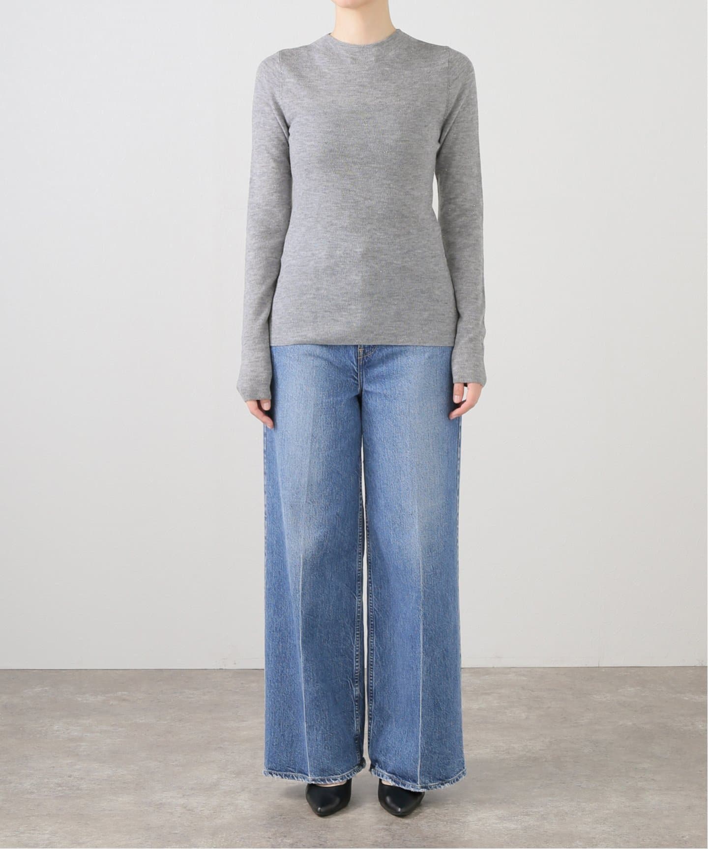 マイクロスパングル スイビウールニット（ニット／セーター）｜IENA