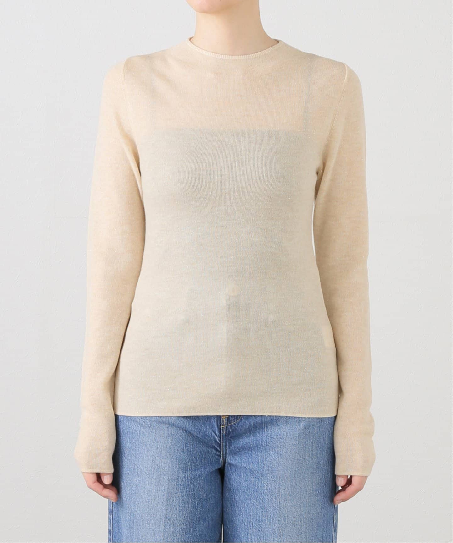 マイクロスパングル スイビウールニット（ニット／セーター）｜IENA