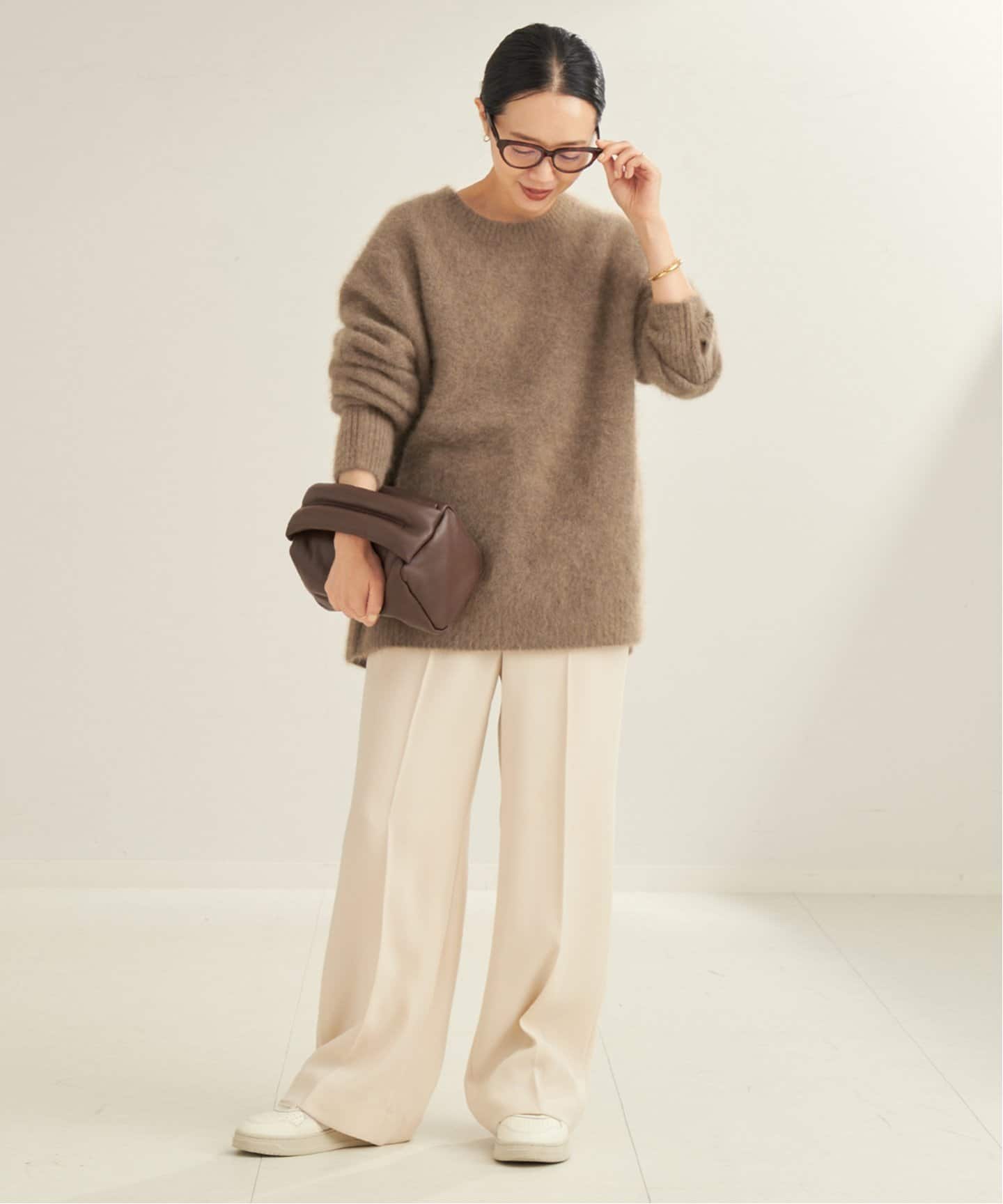 WEB限定追加》Fur Nuance プルオーバー（ニット／セーター）｜Plage