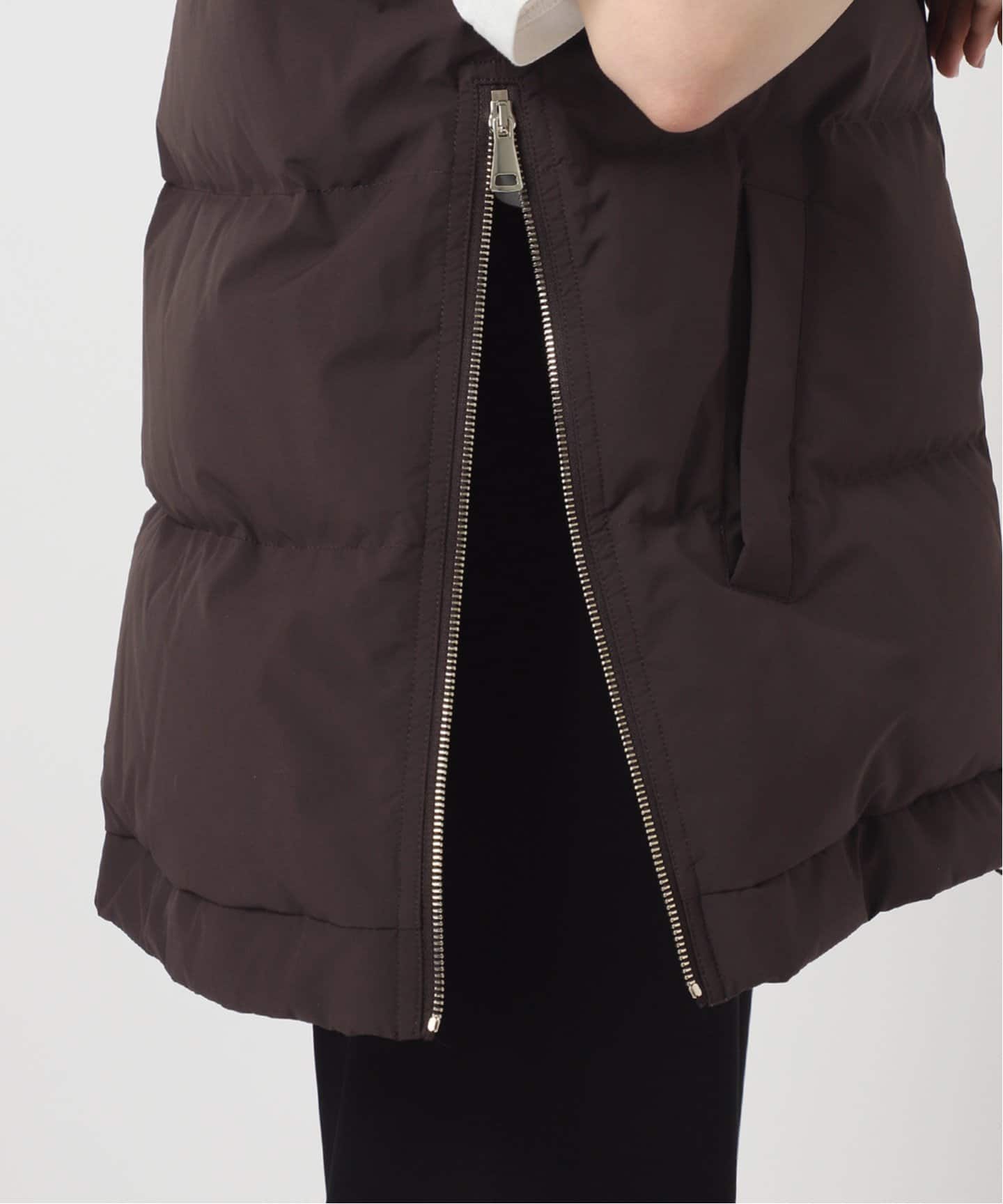 LOU ANDREA/ルー アンドレア】 FAKE MINK VEST（ダウン・中綿ベスト