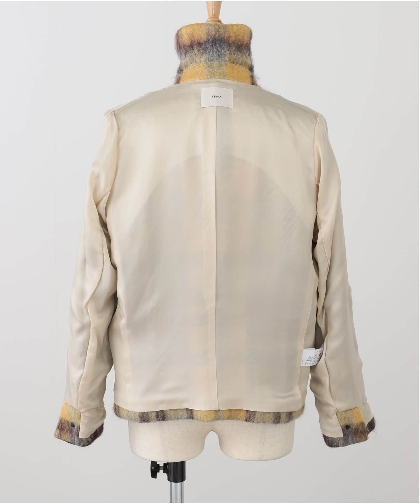 チェックシャギーショートジャコット（その他ブルゾン／アウター