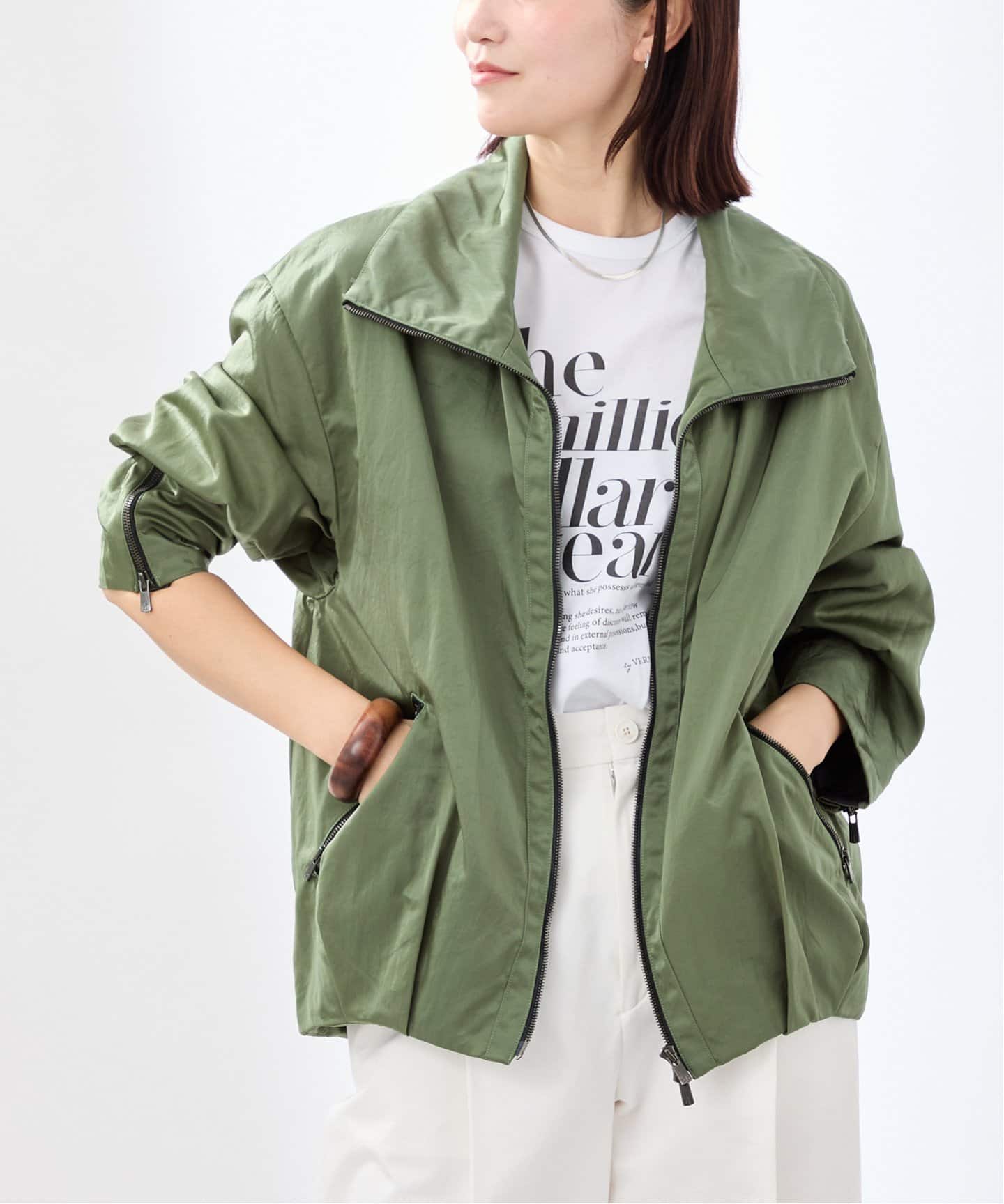 ZIPブルゾン（その他ブルゾン／アウター）｜VERMEIL par iena