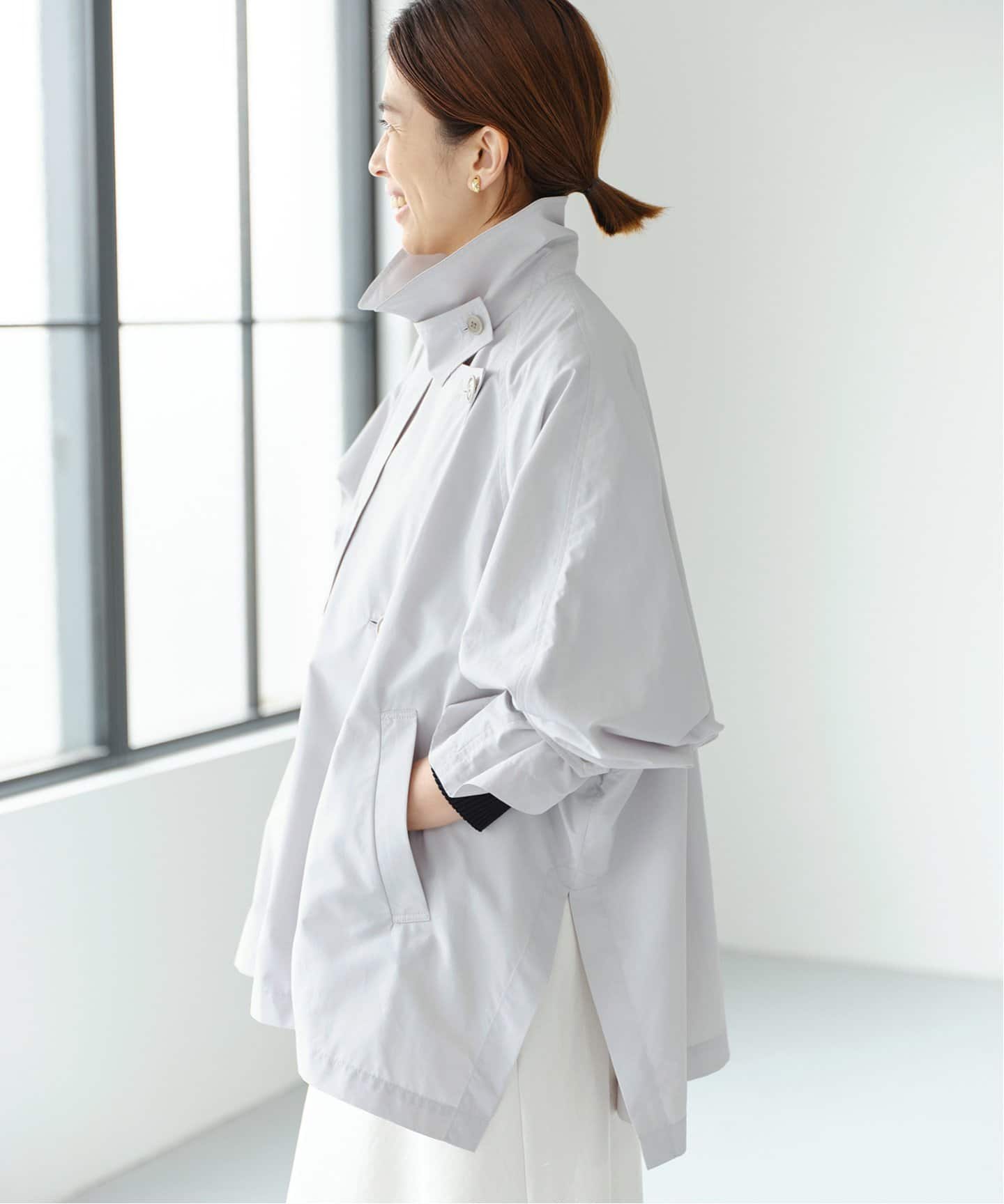 追加》PE/ポプリンオーバーショートコート（その他ブルゾン／アウター