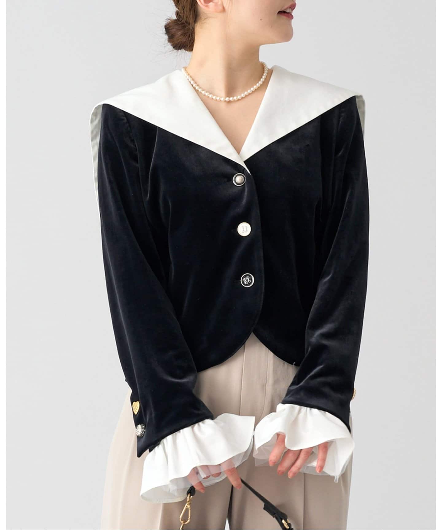 setsuko sagittaire/セツコサジテール】コラボ Noel ブラウス