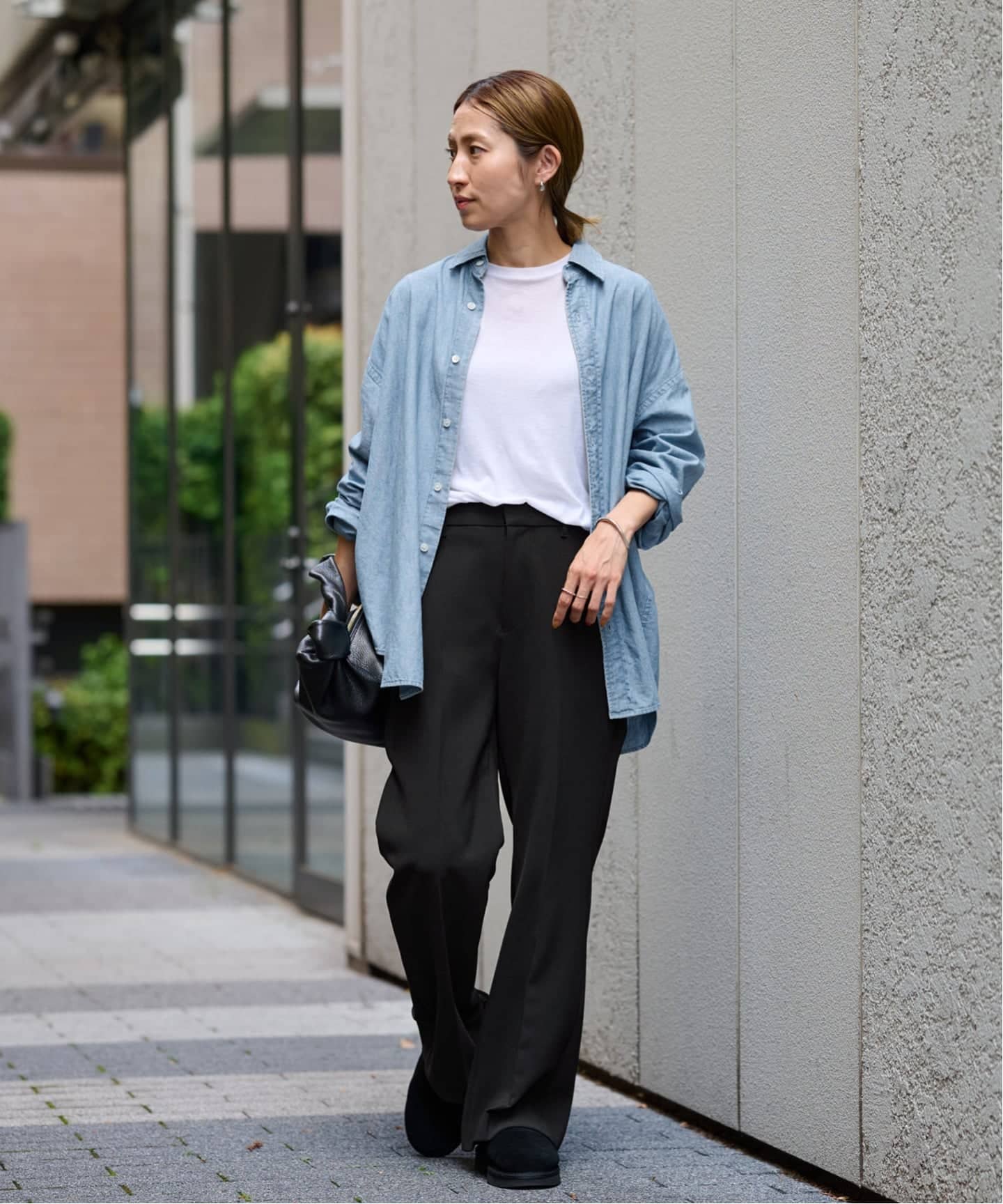 ≪追加≫セミフレアパンツ2（スラックス）｜FRAMeWORK（フレームワーク