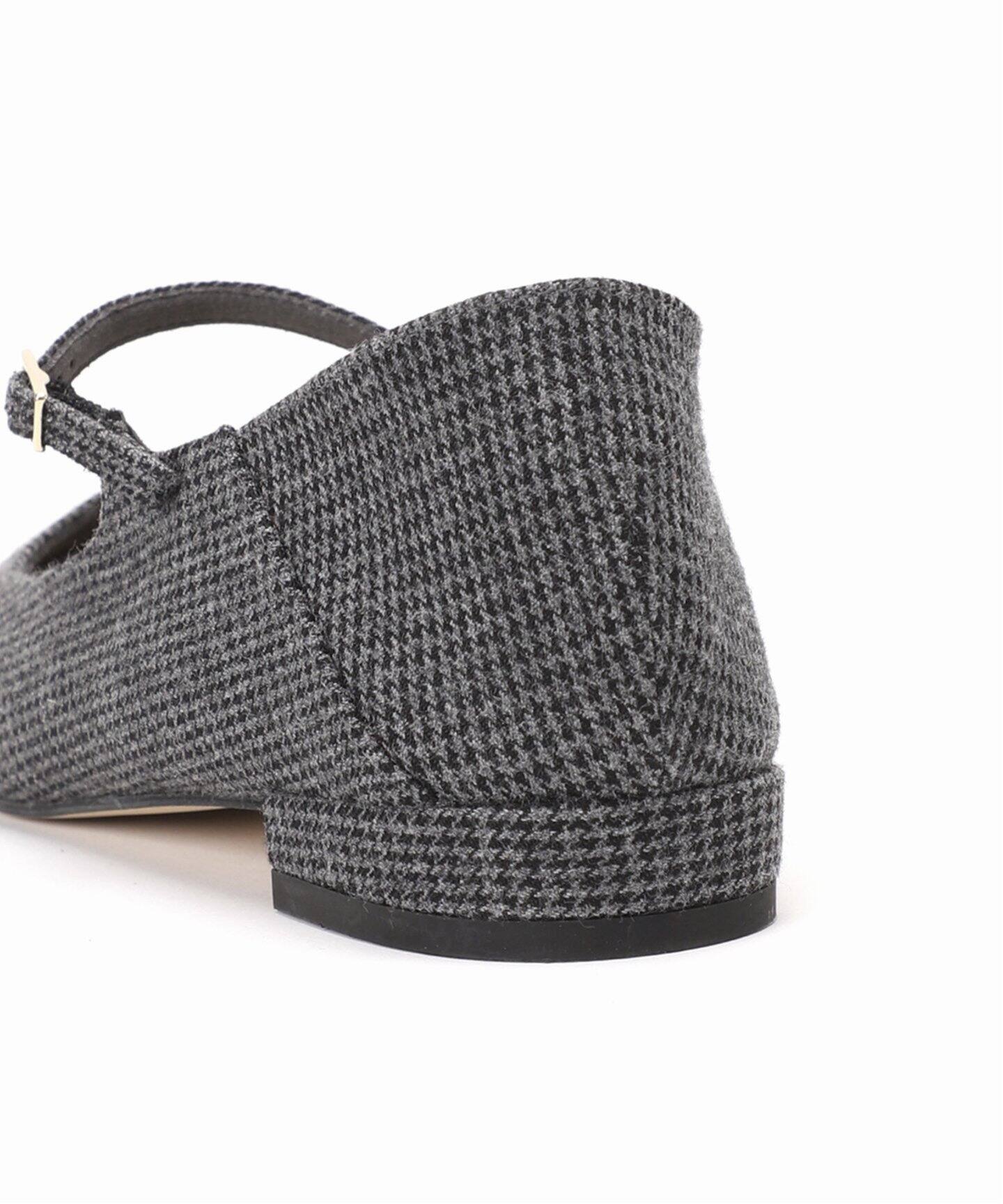 追加》ポインテッドワンストラップフラット（フラットシューズ）｜LE