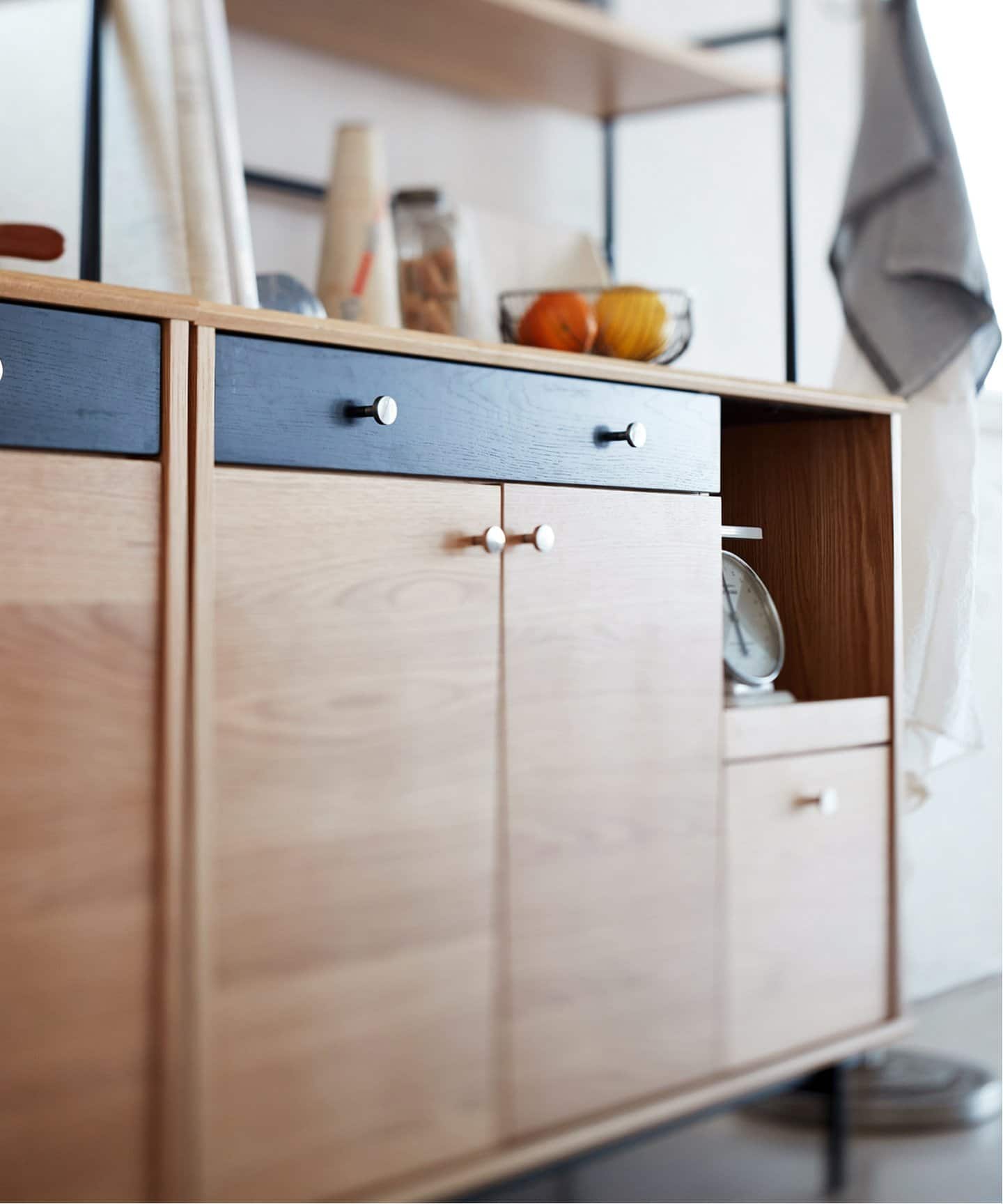 大型商品》HABITAT KITCHEN BOARD-L (NT) ハビタキッチンボードL（収納