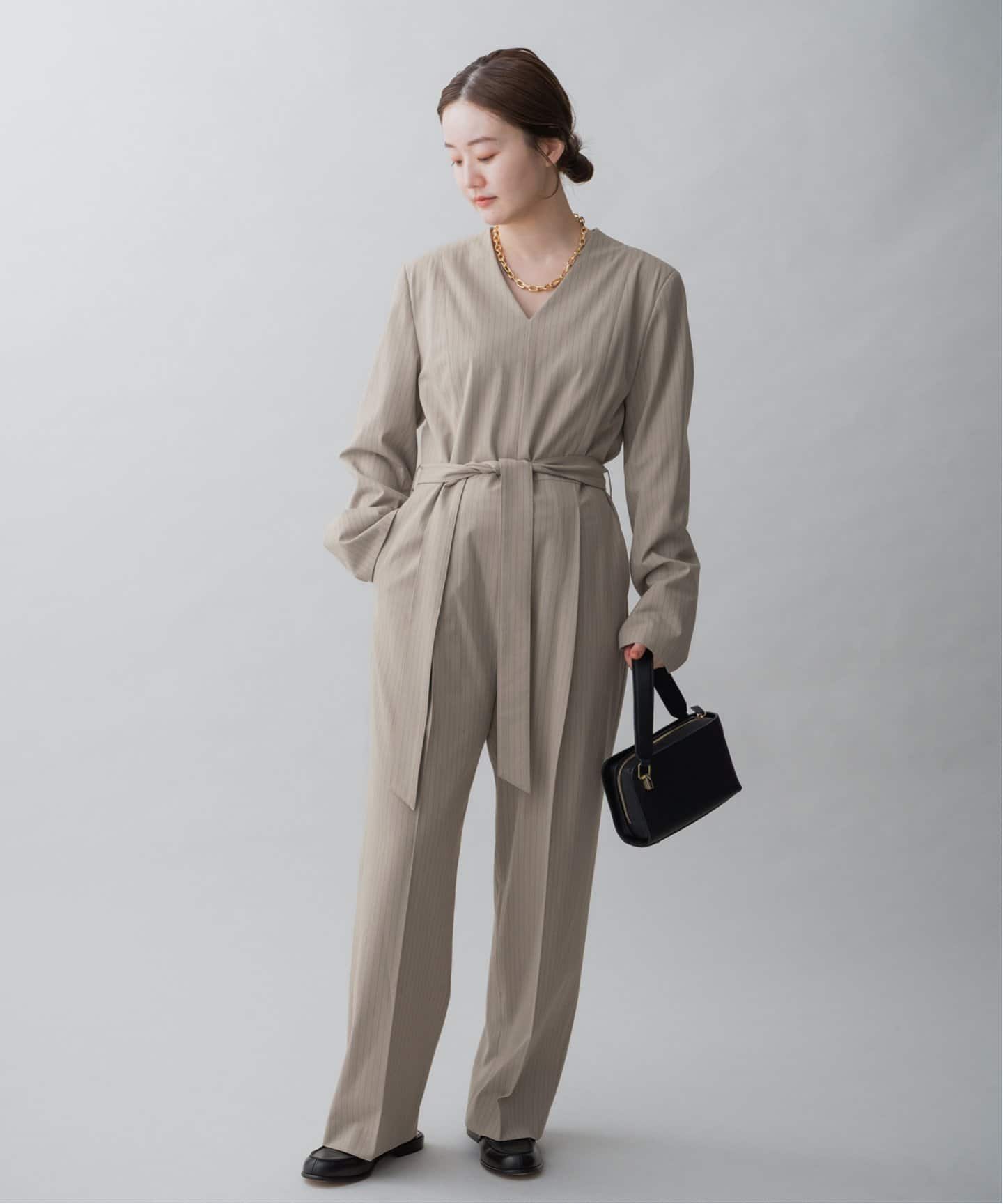 ＆NAVY Vネックオールインワン（つなぎ／オールインワン）｜IENA