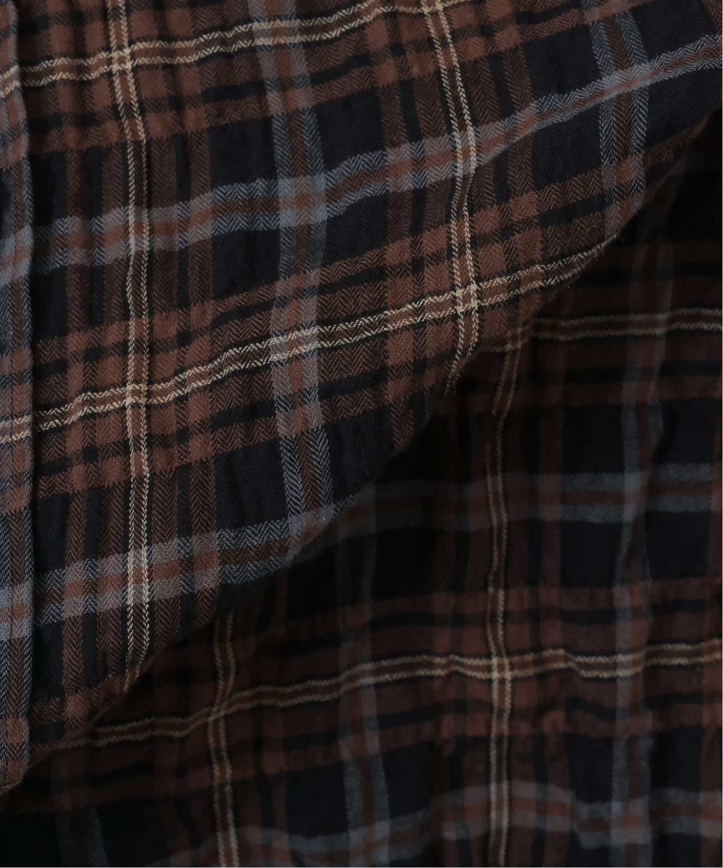 シャーリングチェック Big-BD-シャツ（シャツ／ブラウス）｜journal