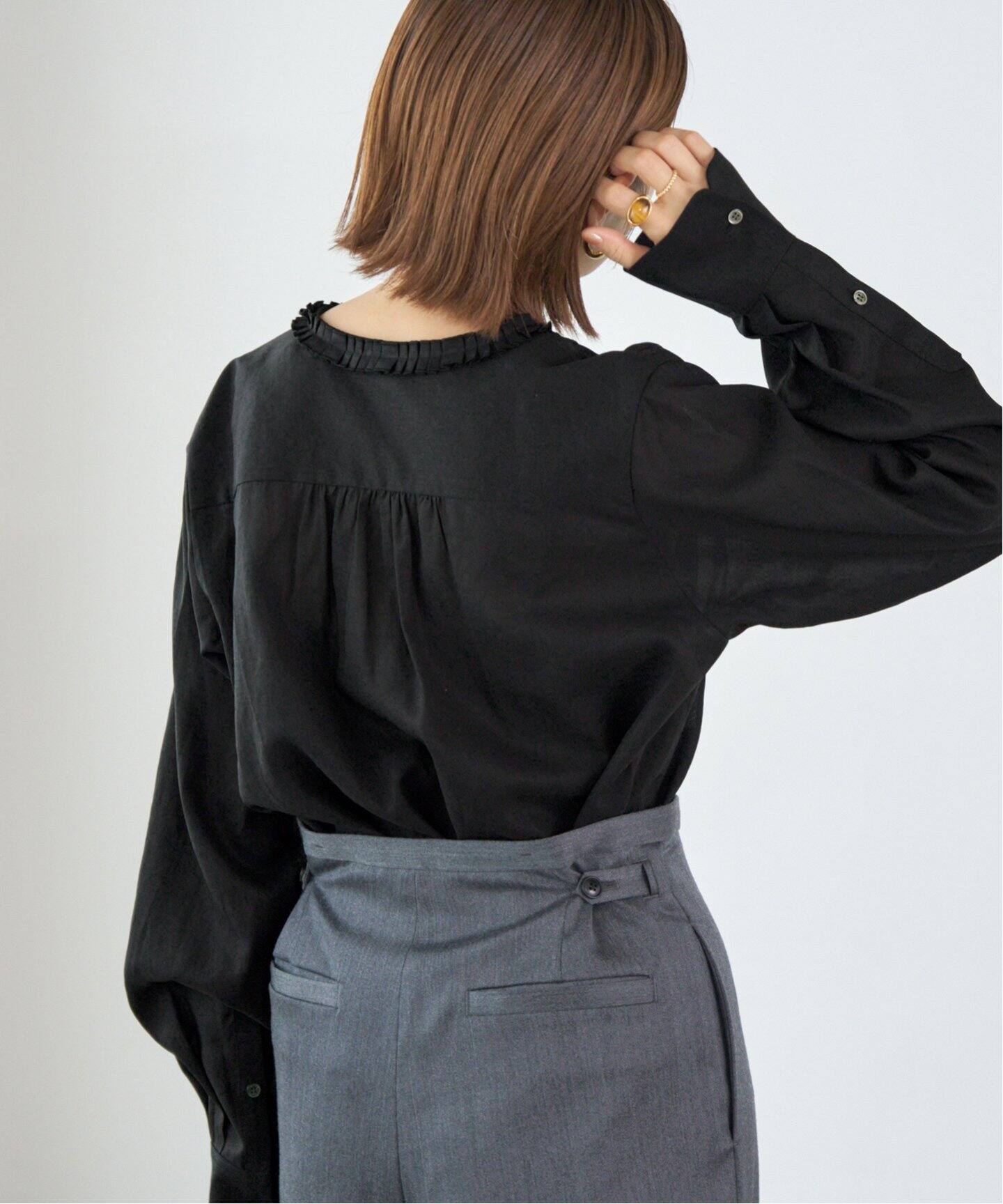 追加》タックフリルブラウス（シャツ／ブラウス）｜IENA（イエナ）の