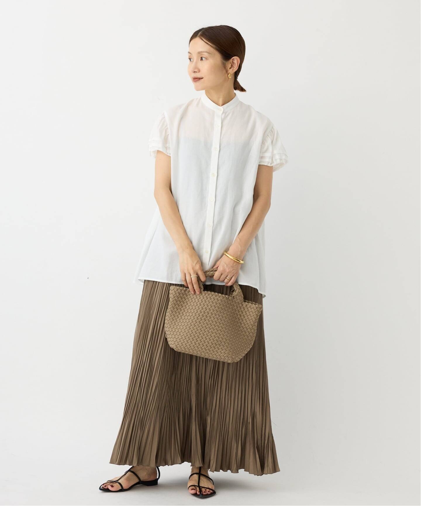 パフスリーブ半袖ブラウス（シャツ／ブラウス）｜IENA（イエナ）の通販