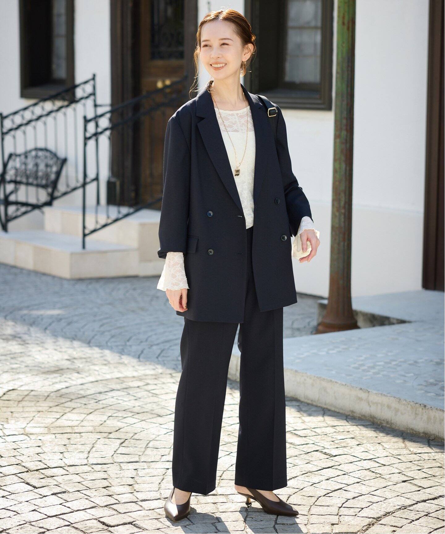 レースフレアスリーブブラウス（シャツ／ブラウス）｜SLOBE IENA