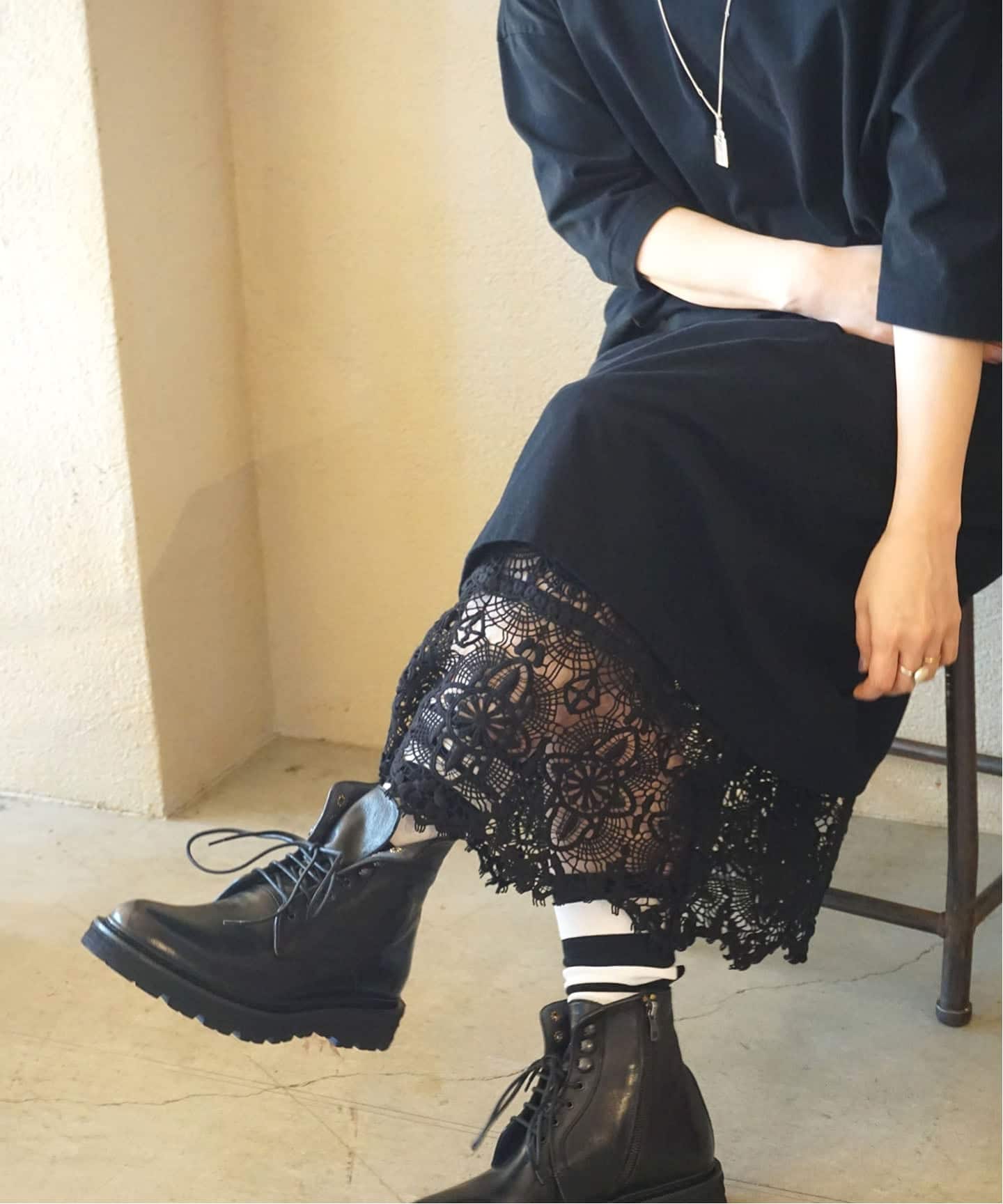 追加3》レースMIXスカート（その他スカート）｜journal standard luxe