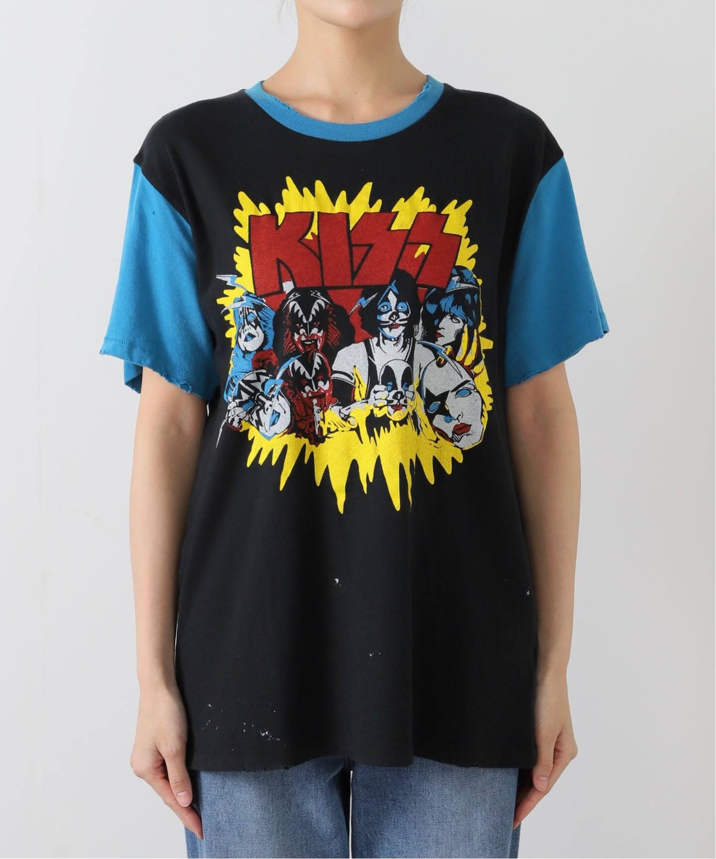 MADE WORN/メイド ウォン】 KISS Tee（Tシャツ／カットソー）｜L
