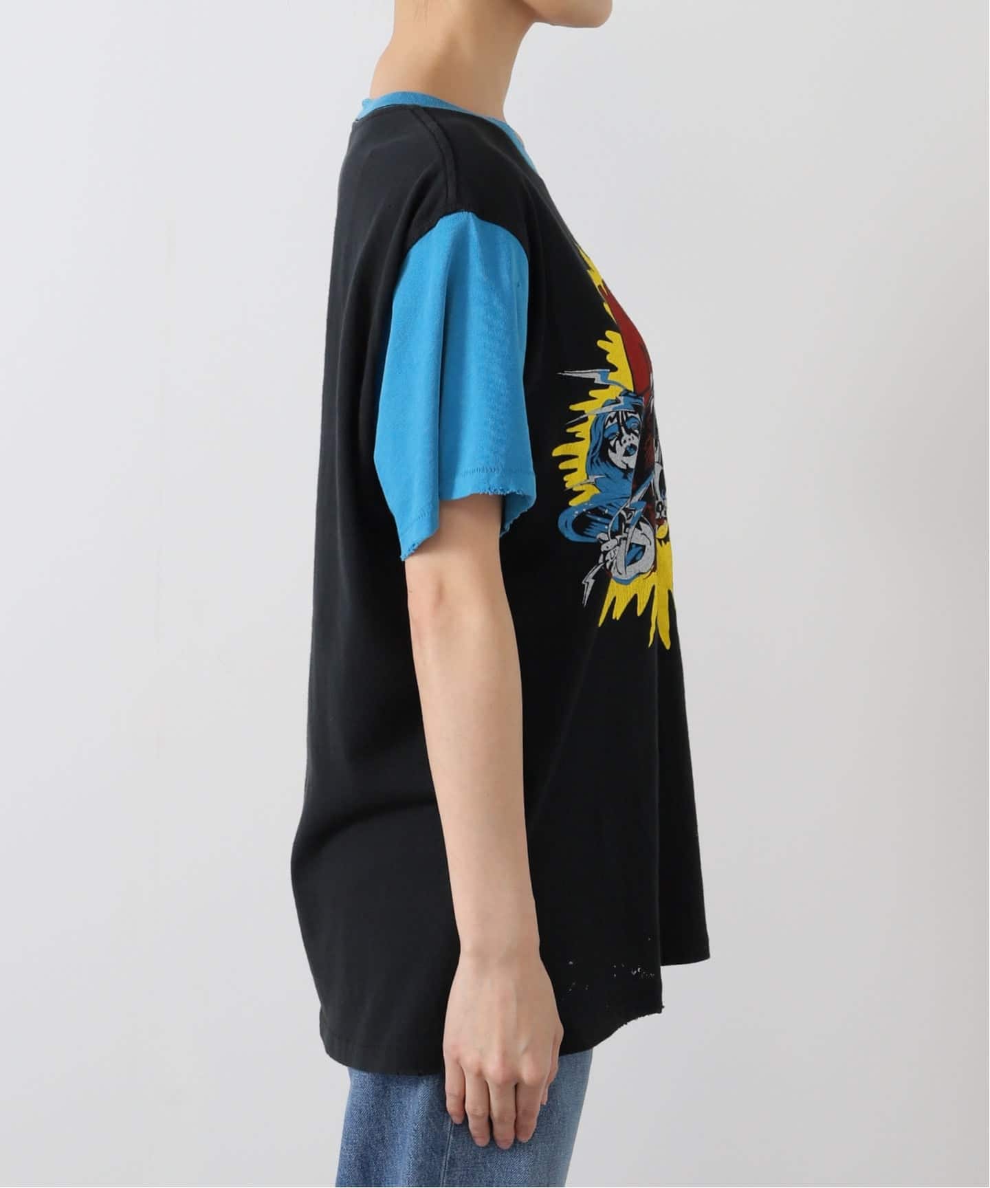 MADE WORN/メイド ウォン】 KISS Tee（Tシャツ／カットソー）｜L