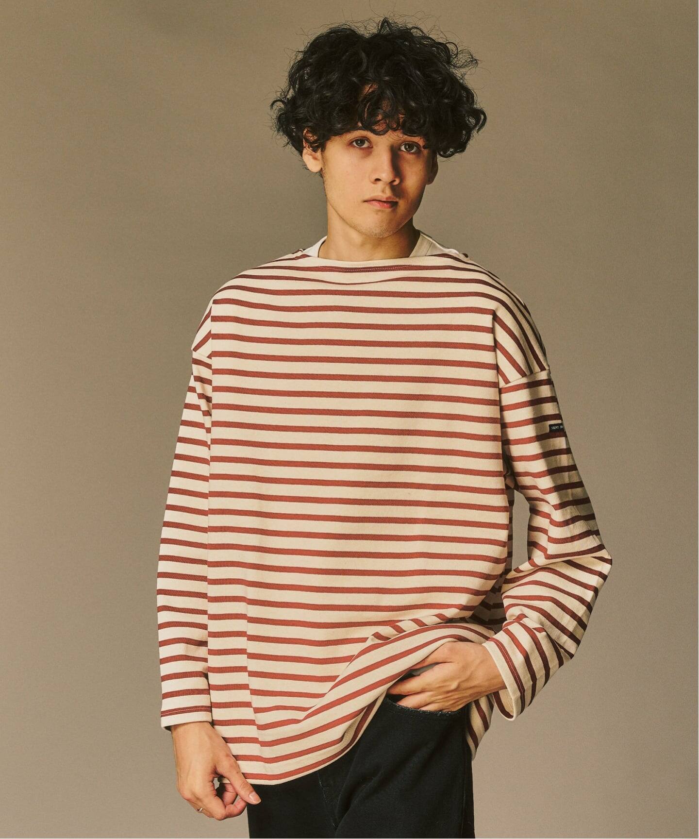 SAINT JAMES / セントジェームス 別注 ウエッソン ルーズ ボーダー（T