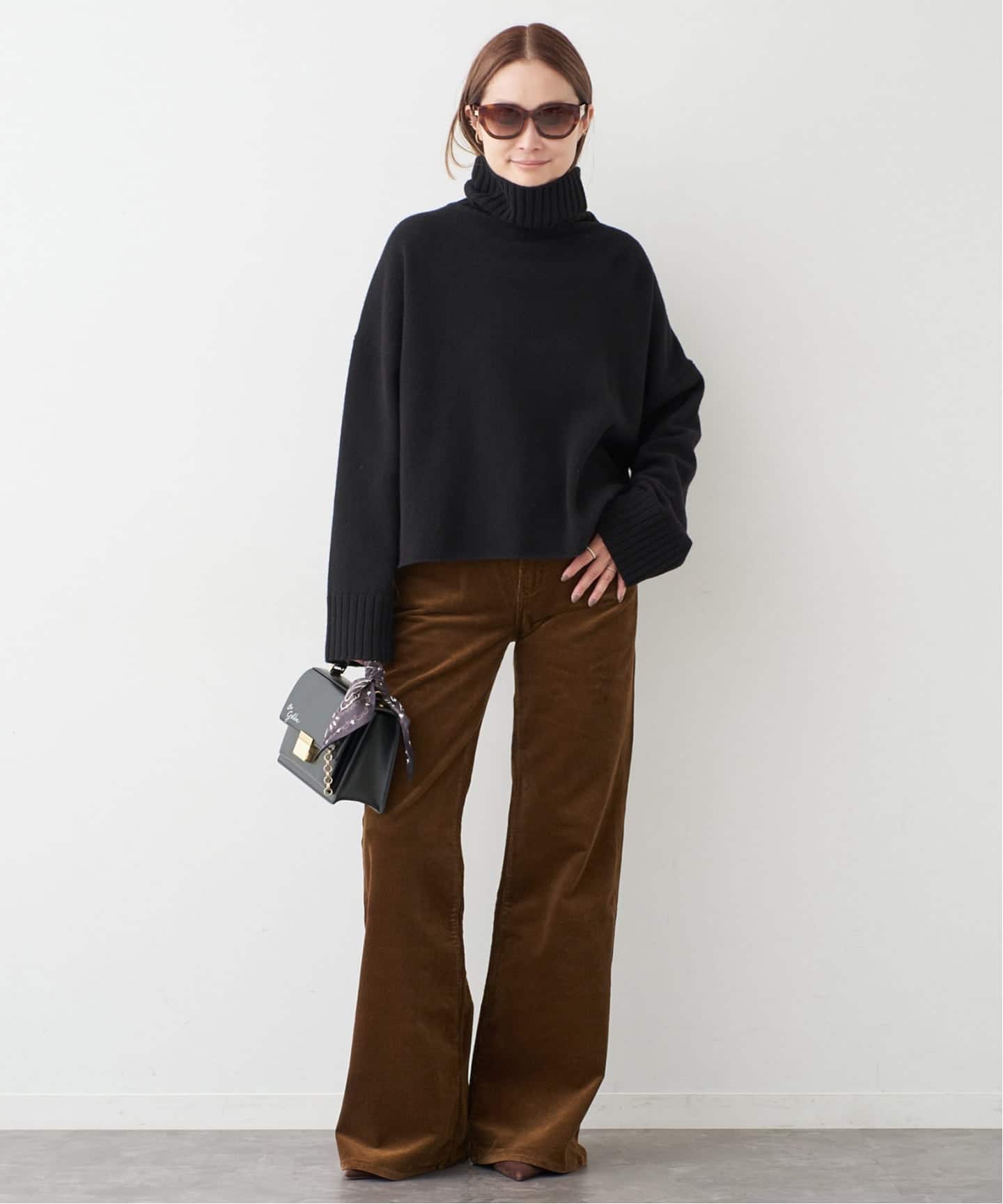 Cropped タートルネック ニット（ニット／セーター）｜Deuxieme Classe