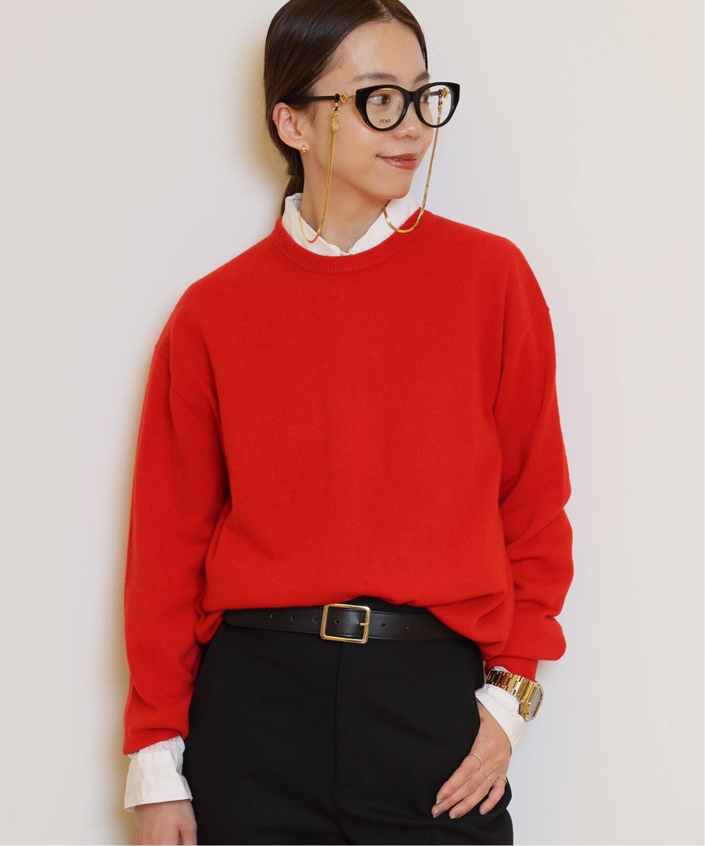 Charlotte クルーネックプルオーバー（ニット／セーター）｜MUSE de