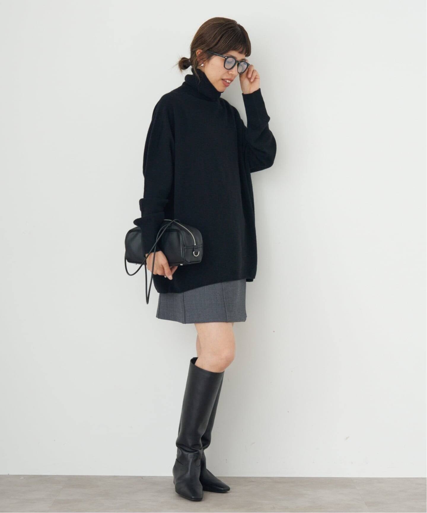 追加》Fineニュージーウール ハイネックプルオーバー（ニット