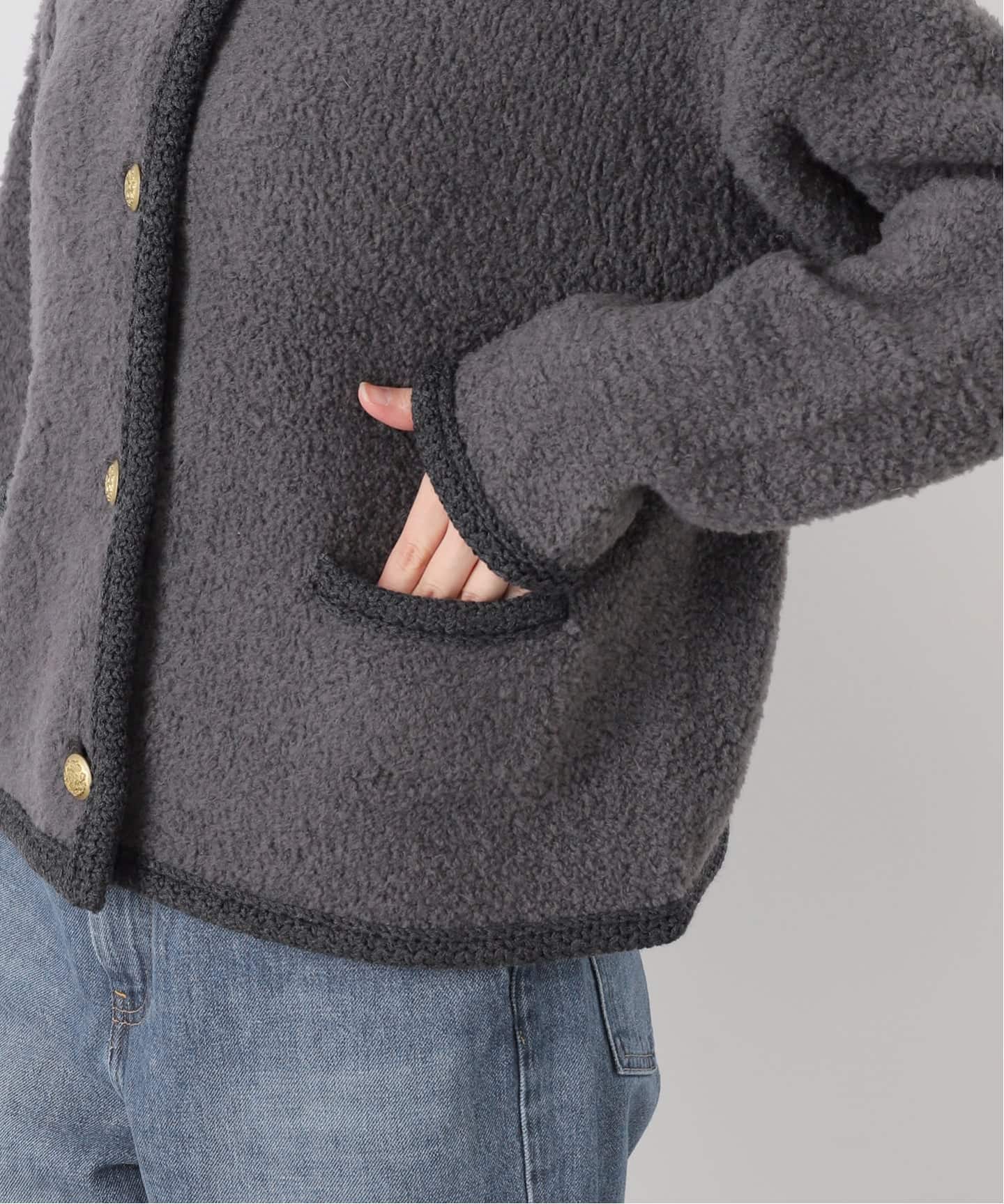 ボアニットカーディガン（カーディガン）｜IENA（イエナ）の通販