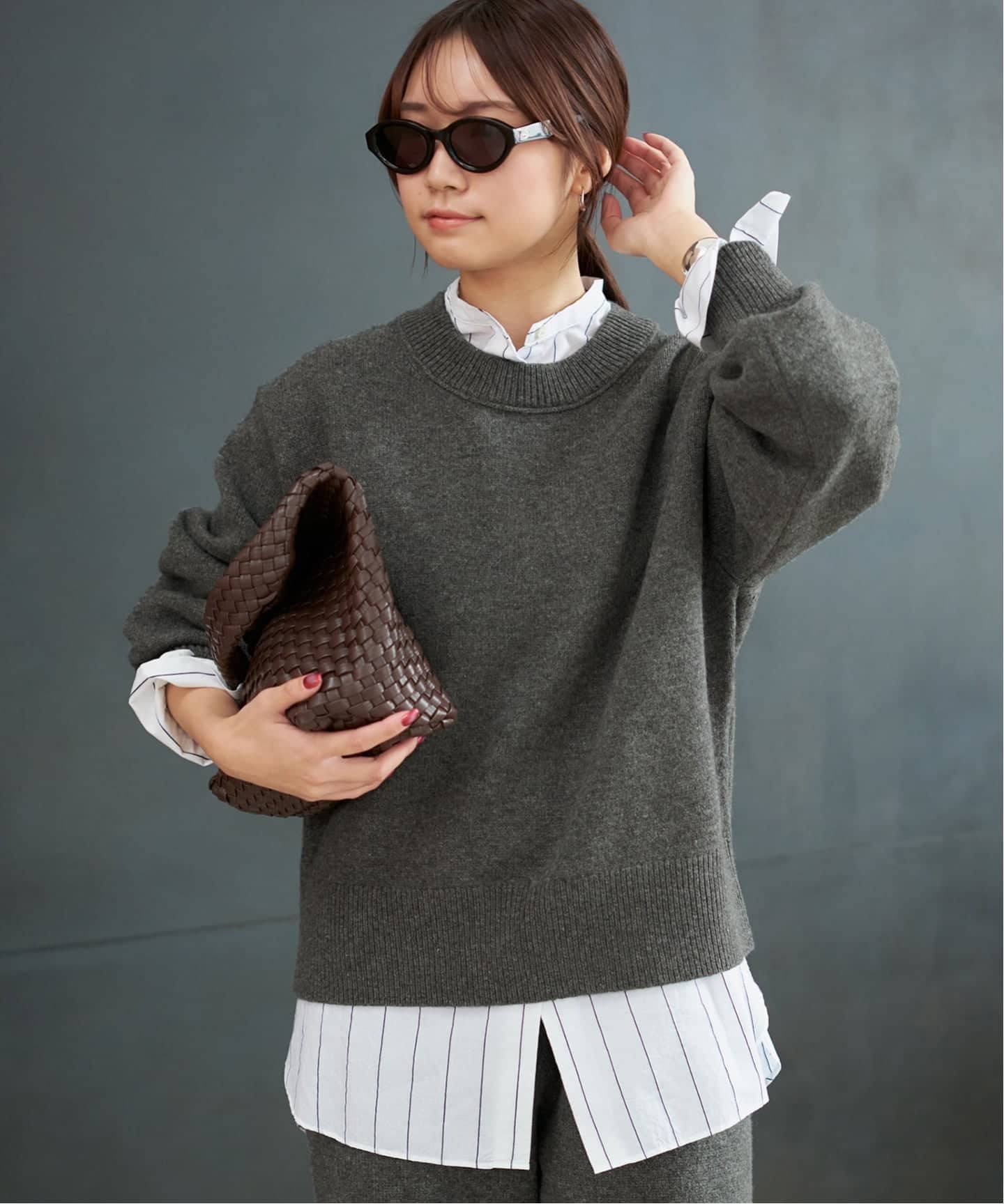 R'IAM ストールプルオーバー（ニット／セーター）｜Plage（プラージュ