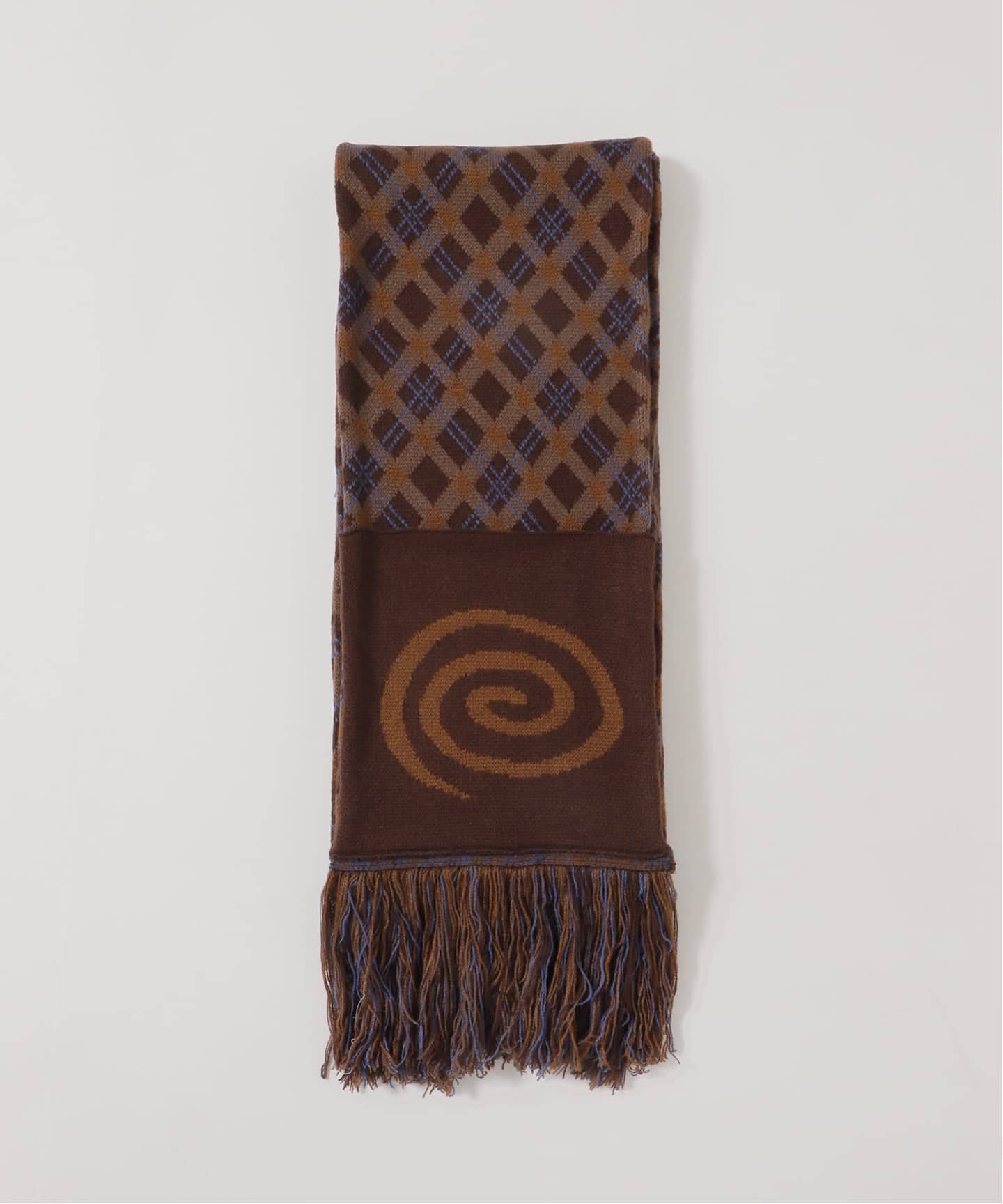 SOL soonerorlater / スーナーオアレイター EX PLAID KNIT SCARF