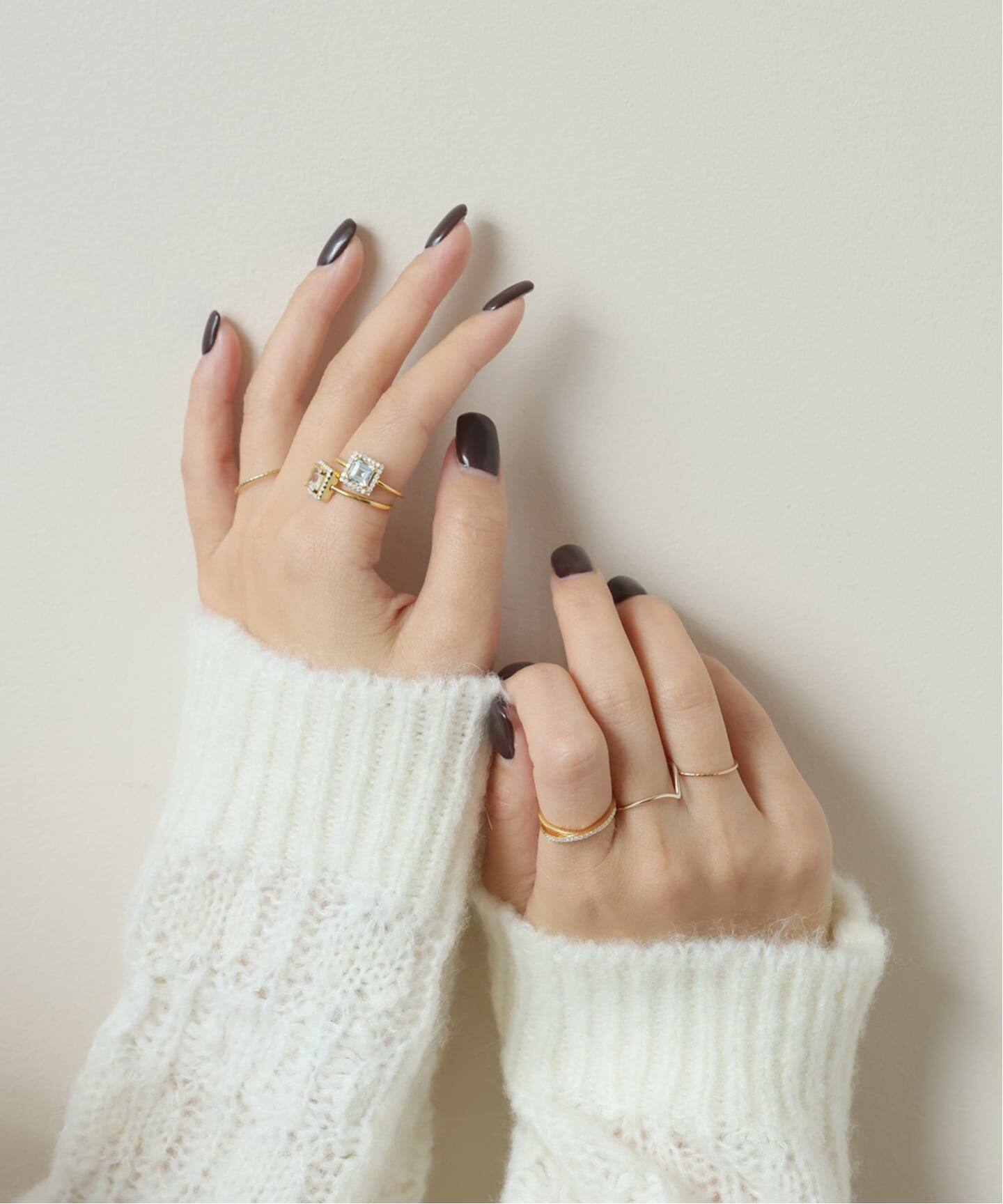 WEB限定/追加》ODUL SLOBE別注 スクエアカットリング（リング）｜SLOBE