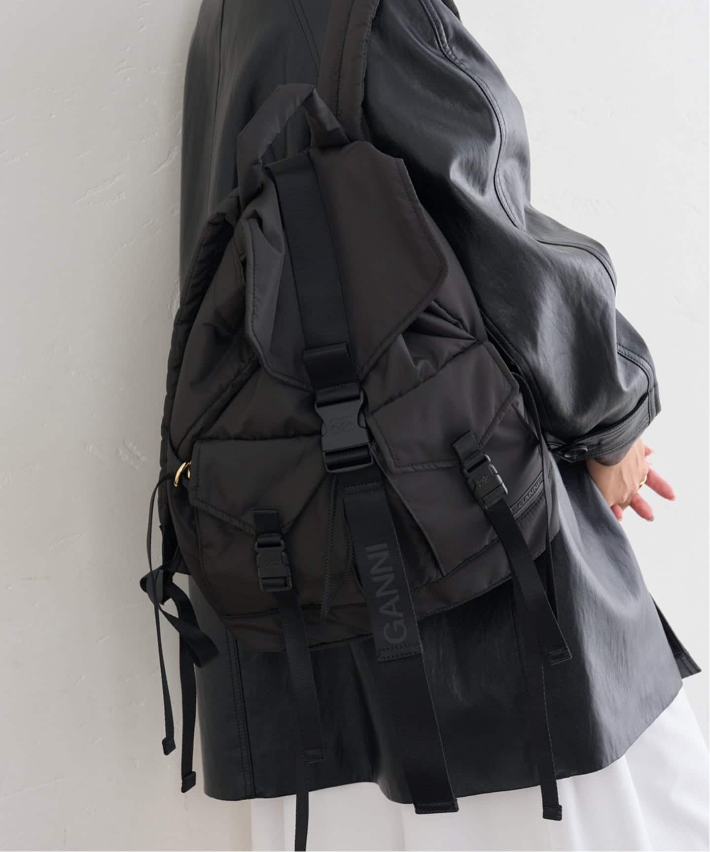 GANNI/ガニー Recycled Tech Backpack（バックパック／リュック）｜U