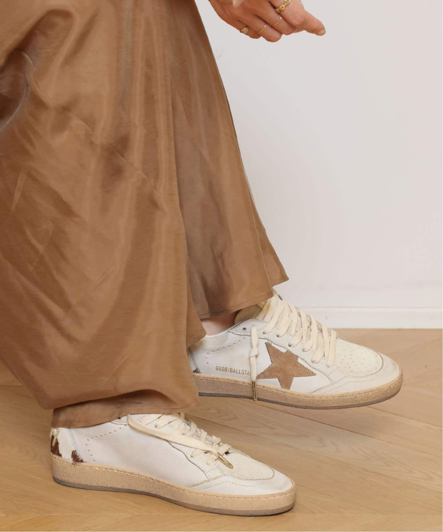 GOLDEN GOOSE/ゴールデングース】BALLSTAR HORSY COW スニーカー