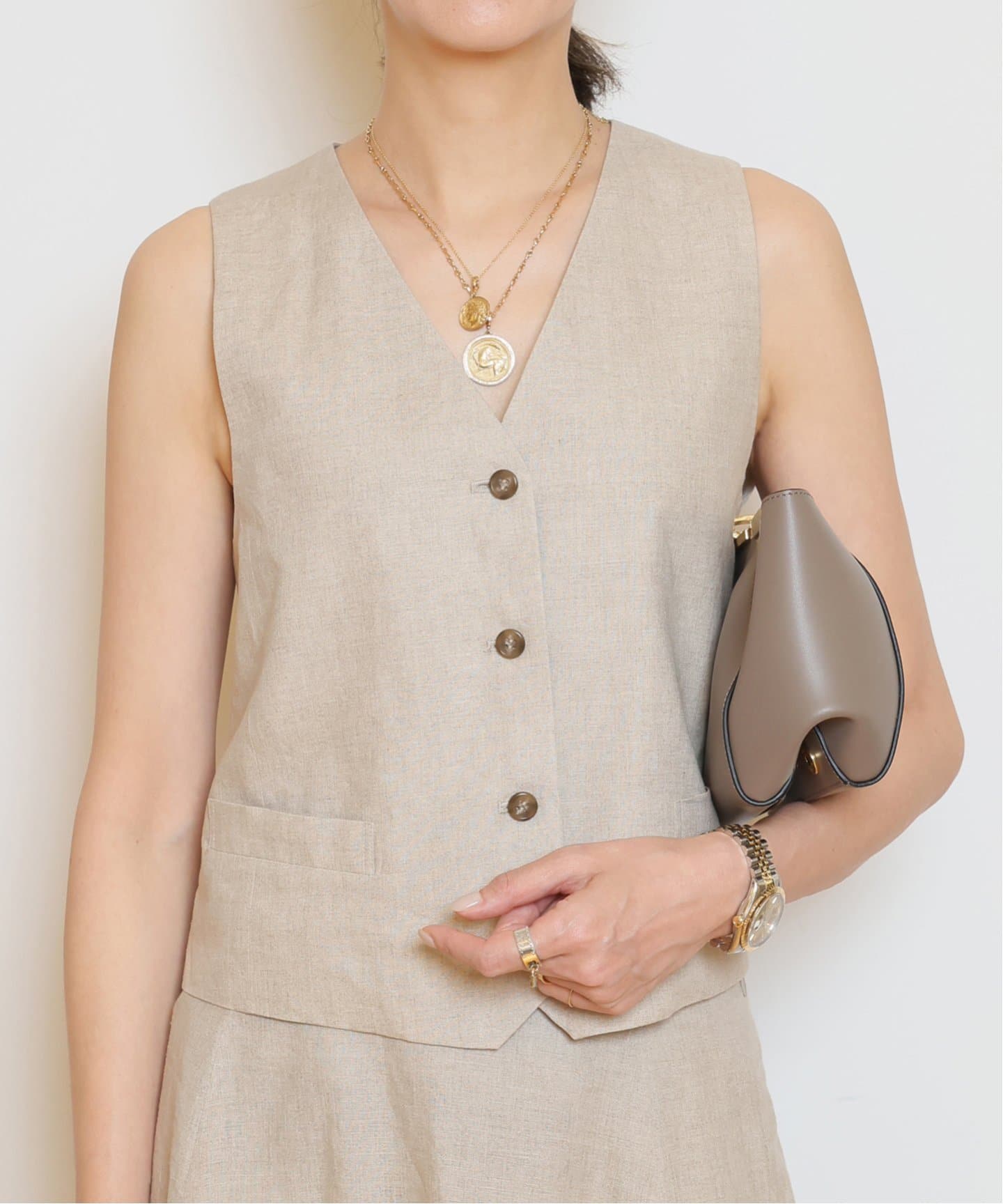 Col Pierrot/コルピエロ】ALBINI LINEN ベスト（スーツベスト）｜MUSE