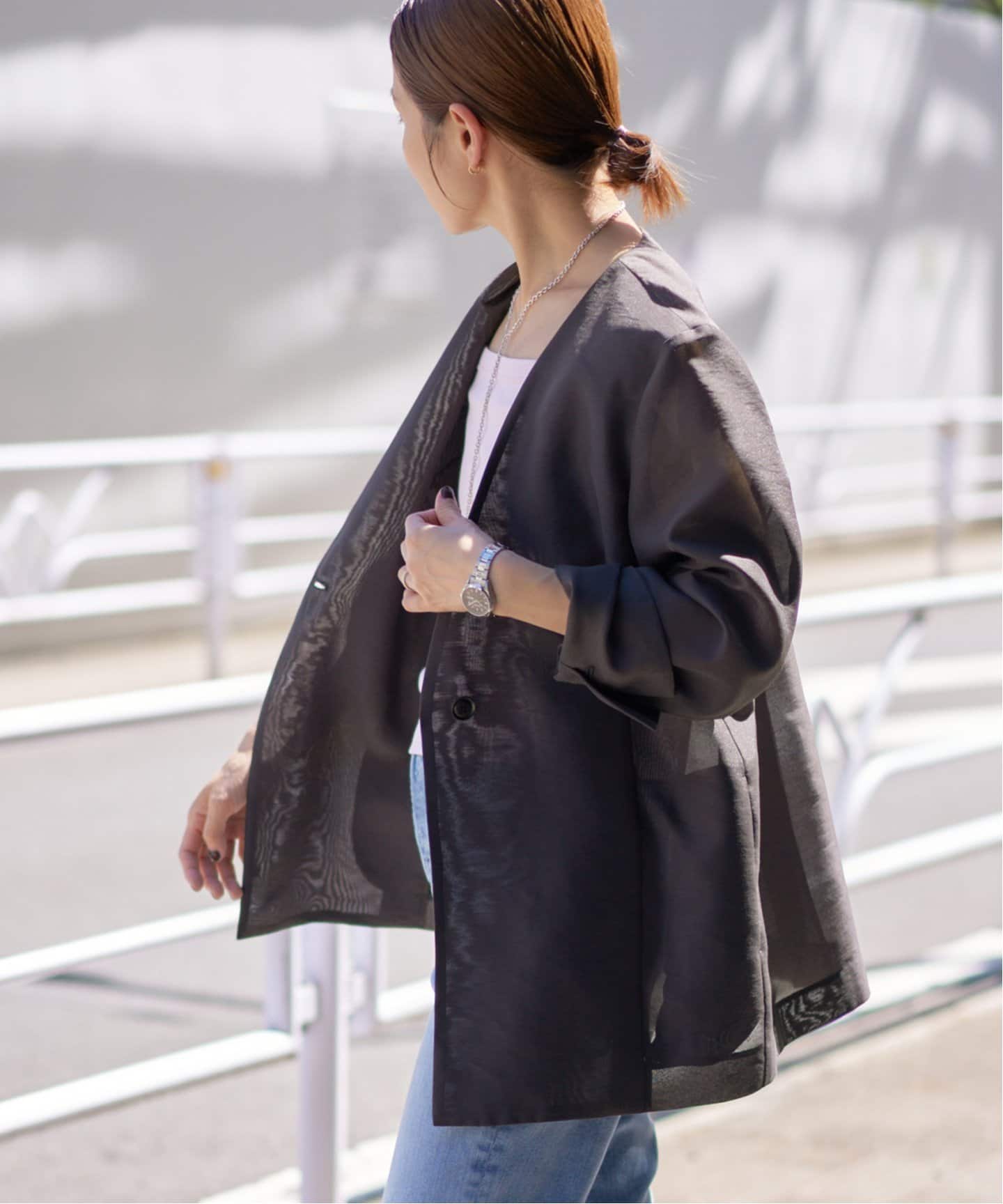 シアージャケット（ノーカラージャケット）｜IENA（イエナ）の通販