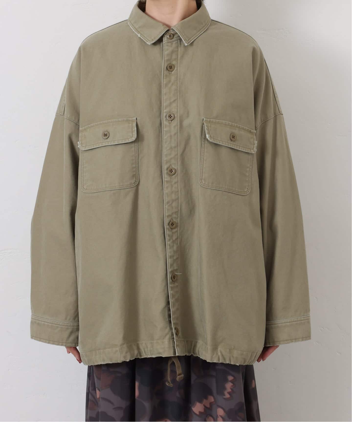 バックサテンCPOシャツブルゾン（その他ブルゾン／アウター）｜journal