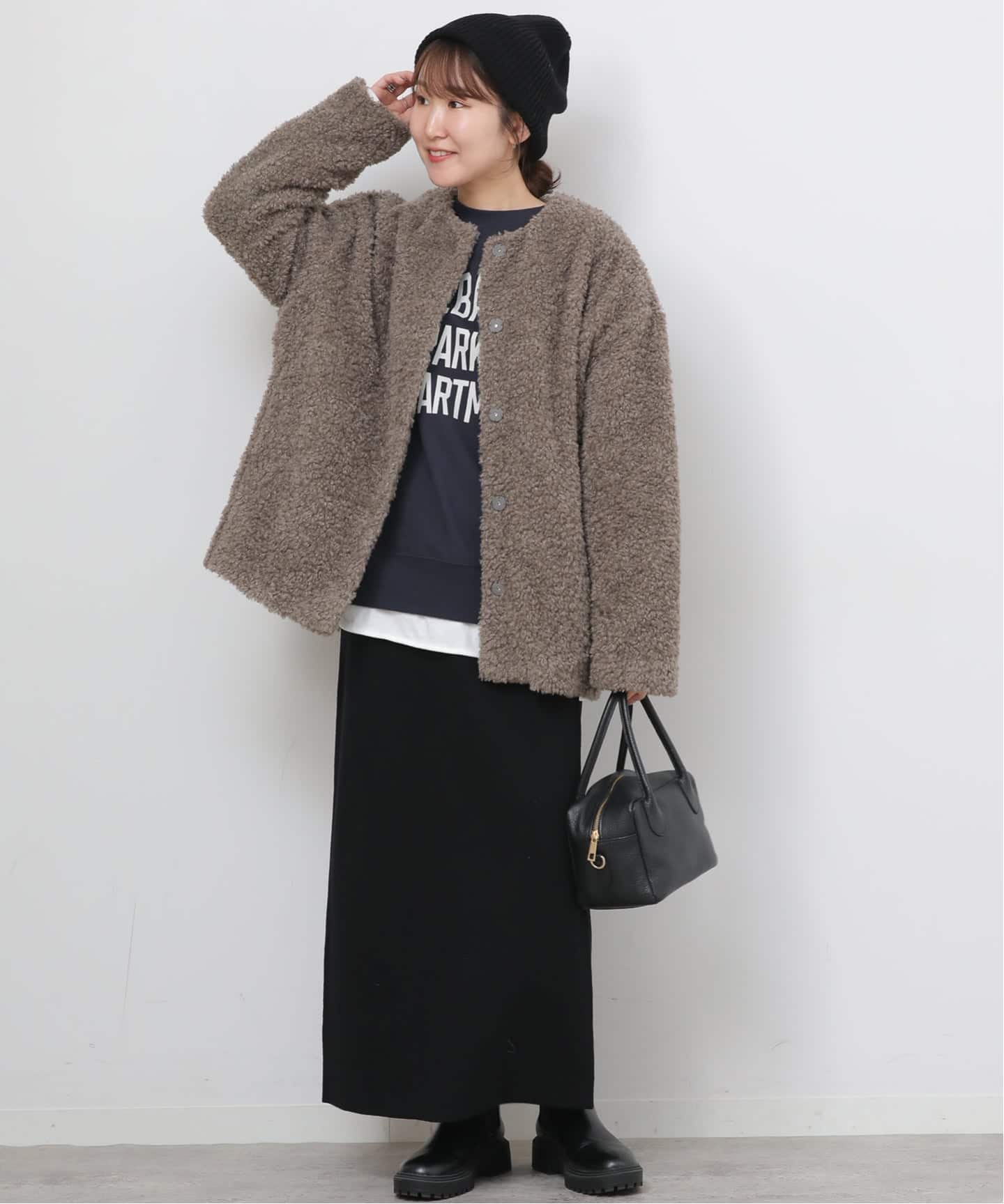 ボアカラーレスジャケット（ボア・フリース）｜JOURNAL STANDARD