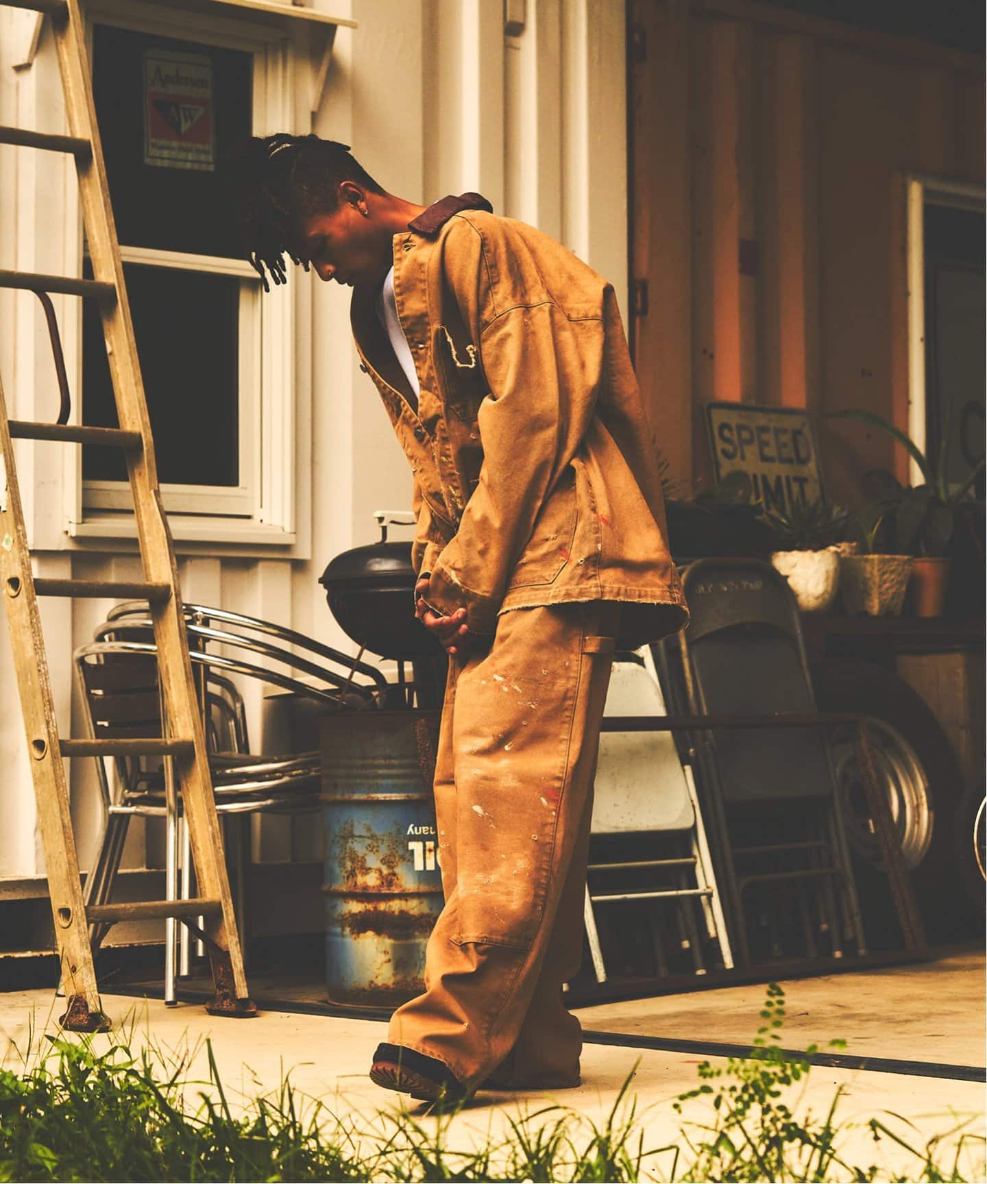 ANCELLM / アンセルム】WISM 別注 DUCK COVERALL JACKET（カバーオール