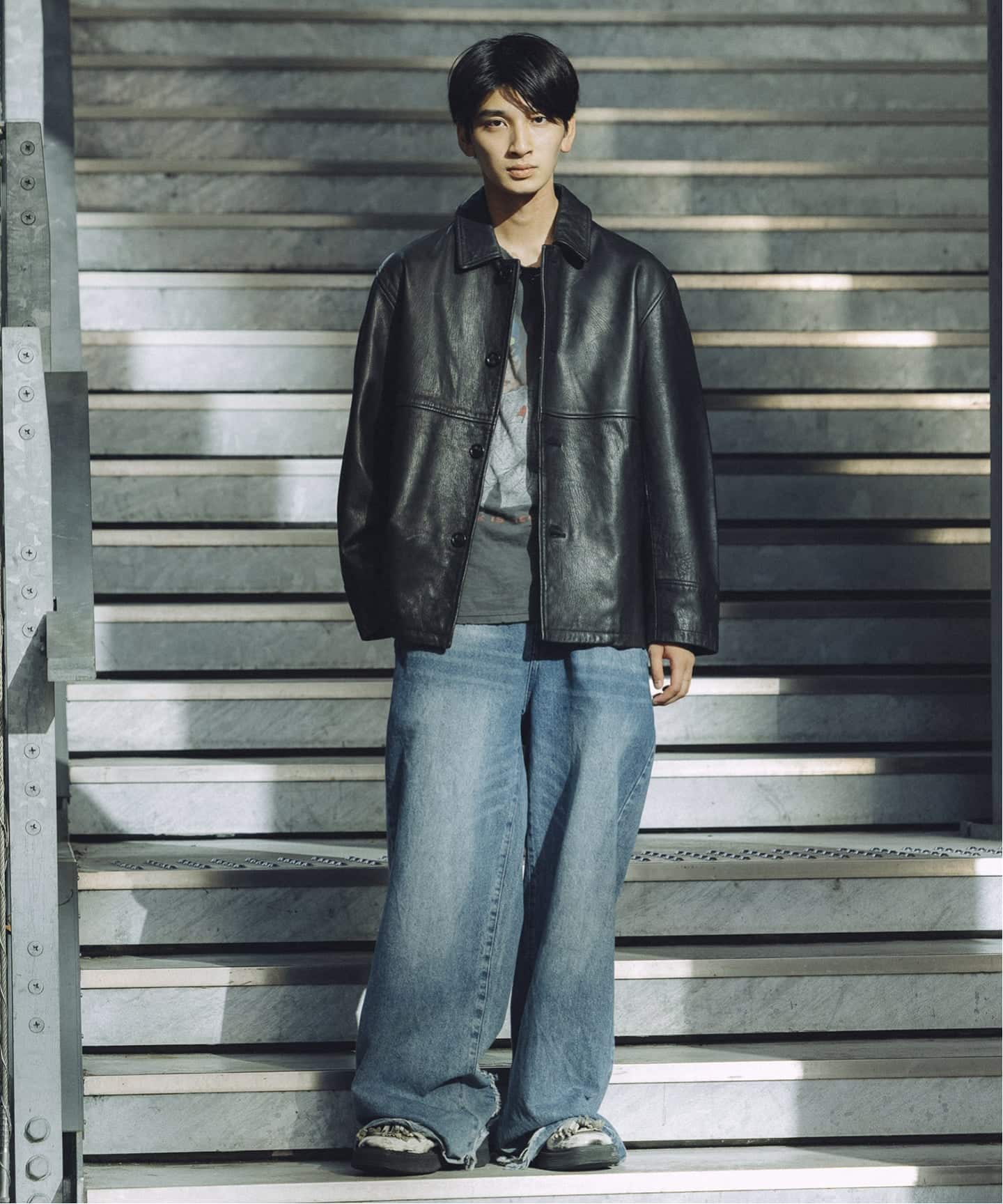 ゴートレザー ウォッシュド カーコート（レザージャケット）｜JOURNAL