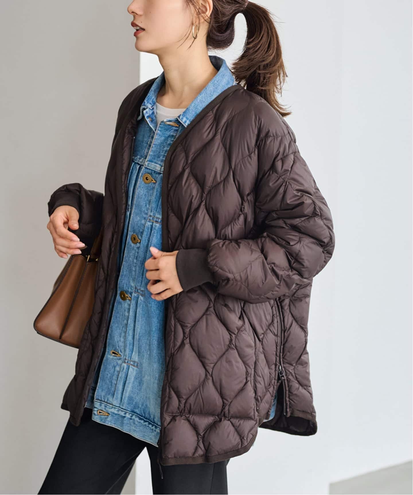 ≪WEB先行 / 追加≫TAION/タイオン 別注フードビブス付きブルゾン