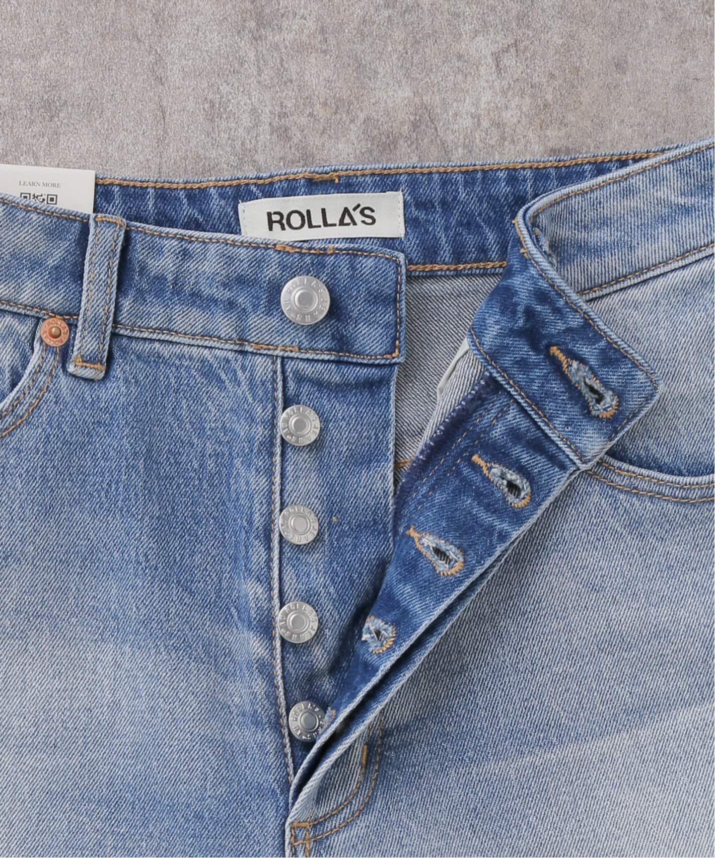 ROLLAS/ローラス】bicolor denim pants（デニムパンツ・ジーンズ