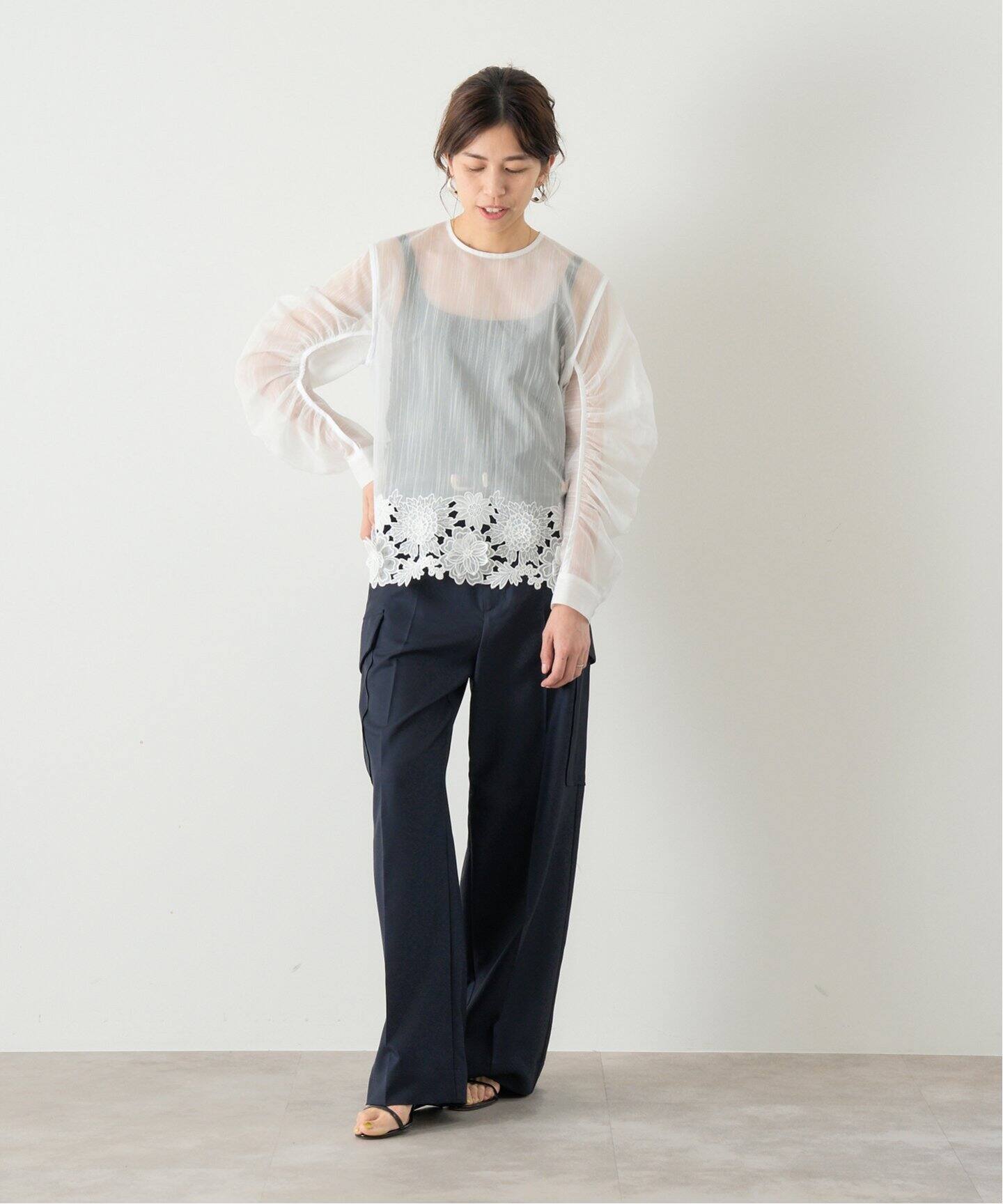 追加》ウォッシャブル カーゴスラックス（カーゴパンツ）｜IENA