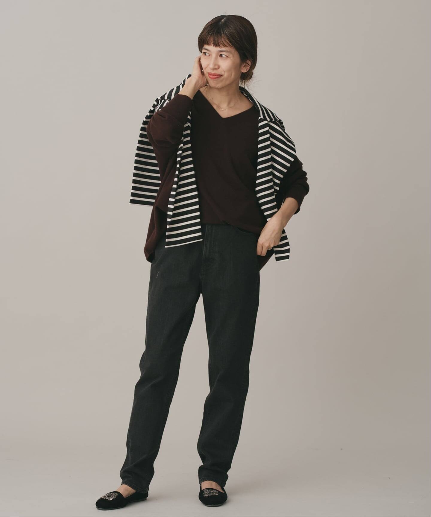 YANUK/ヤヌーク 別注 ANN ボーイズテーパードデニム（デニムパンツ