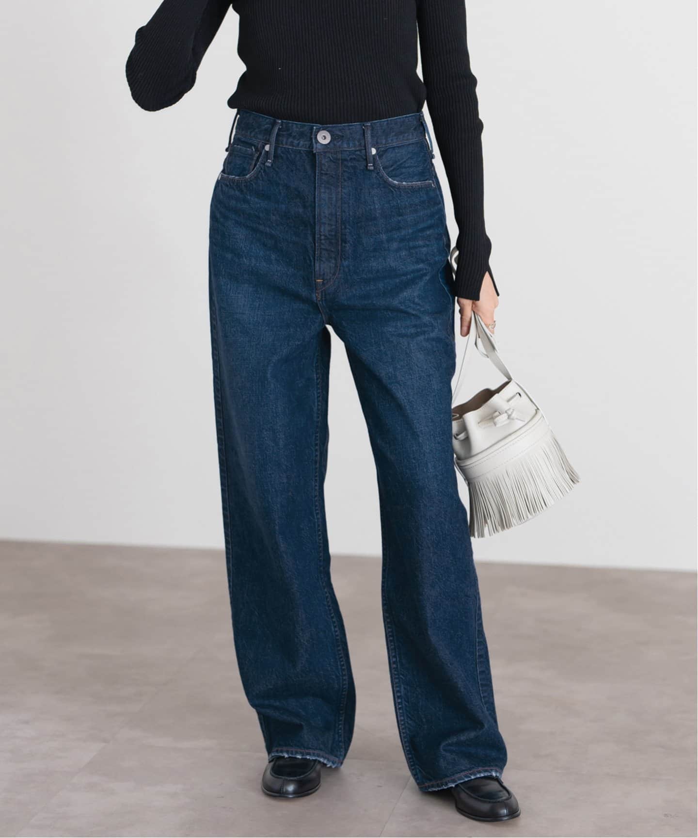 upper hights/アッパーハイツ 別注 THE GARNET ワイドストレートデニム