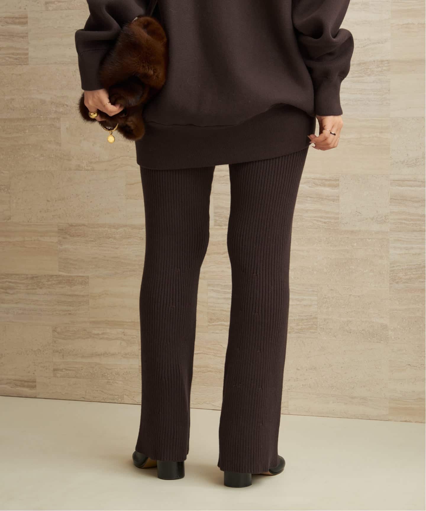 les Tendre brown レギンス（その他パンツ）｜Plage（プラージュ）の